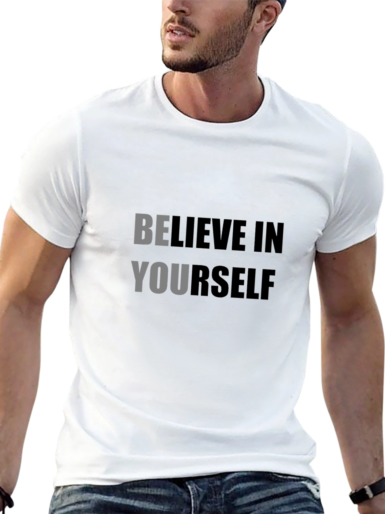 Believe In Yourself Black T-Shirt