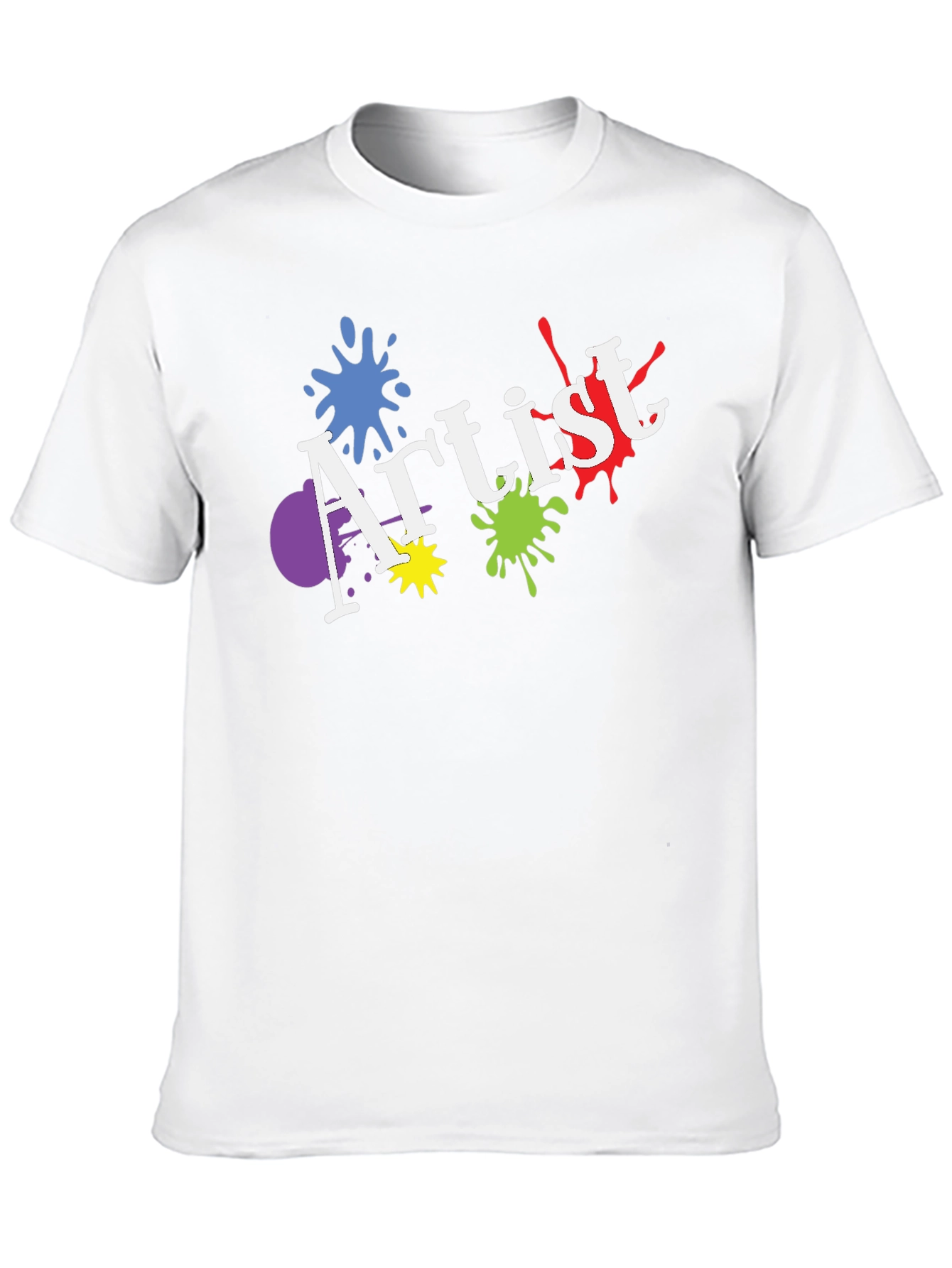 Artist Splatter Graphic T-Shirt - Artistic Expression