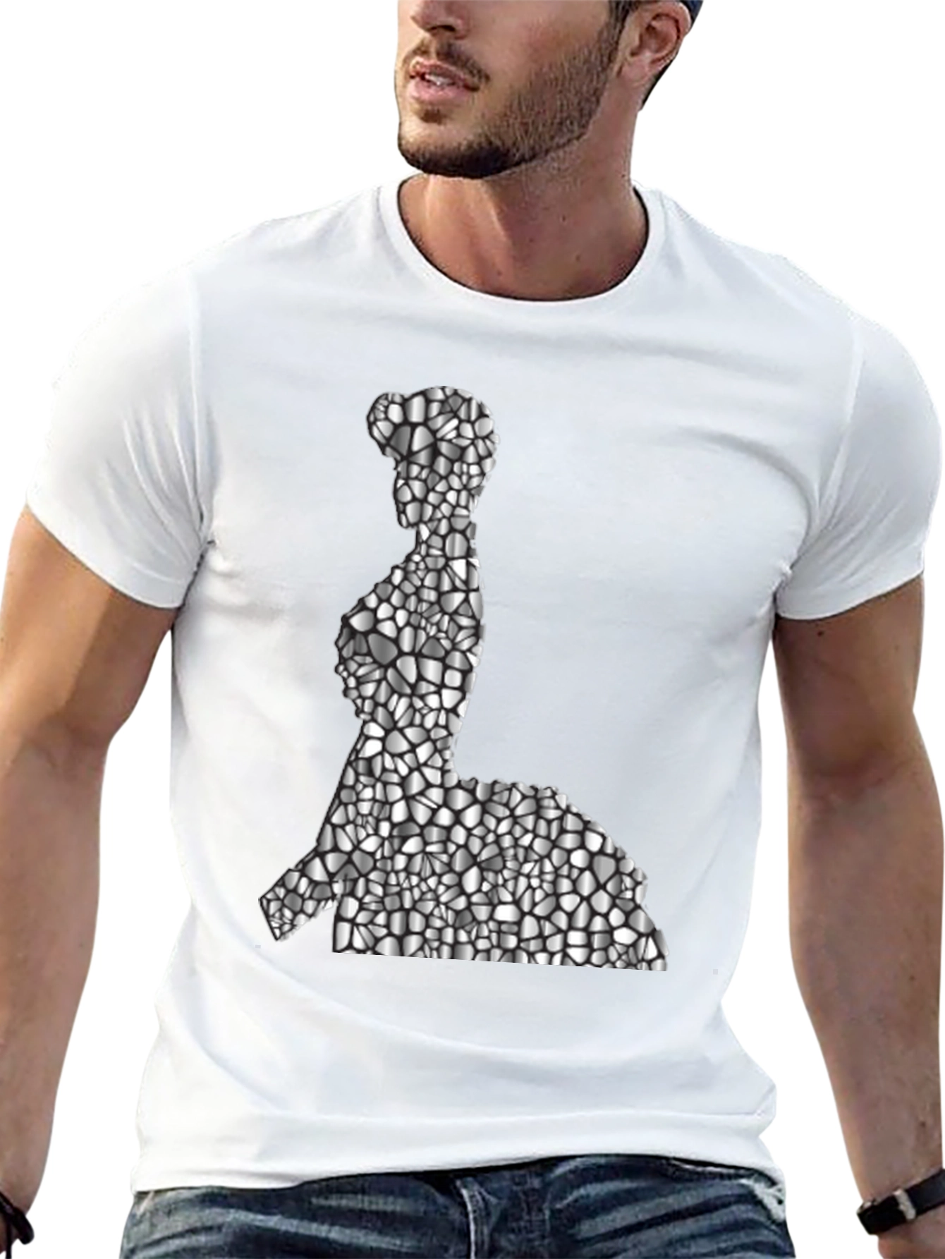 Abstract Mosaic Art T-Shirt