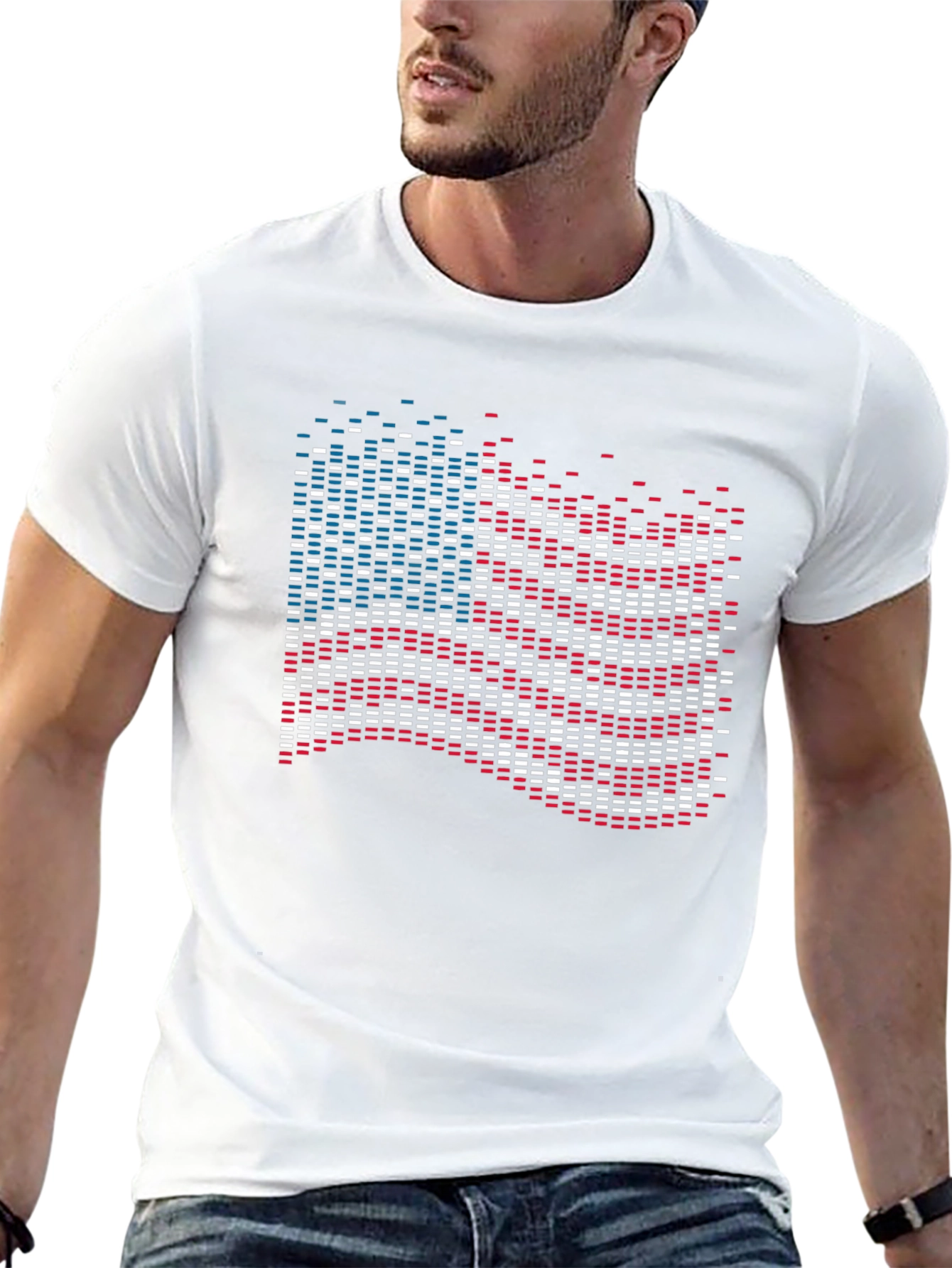 American Flag Graphic T-Shirt