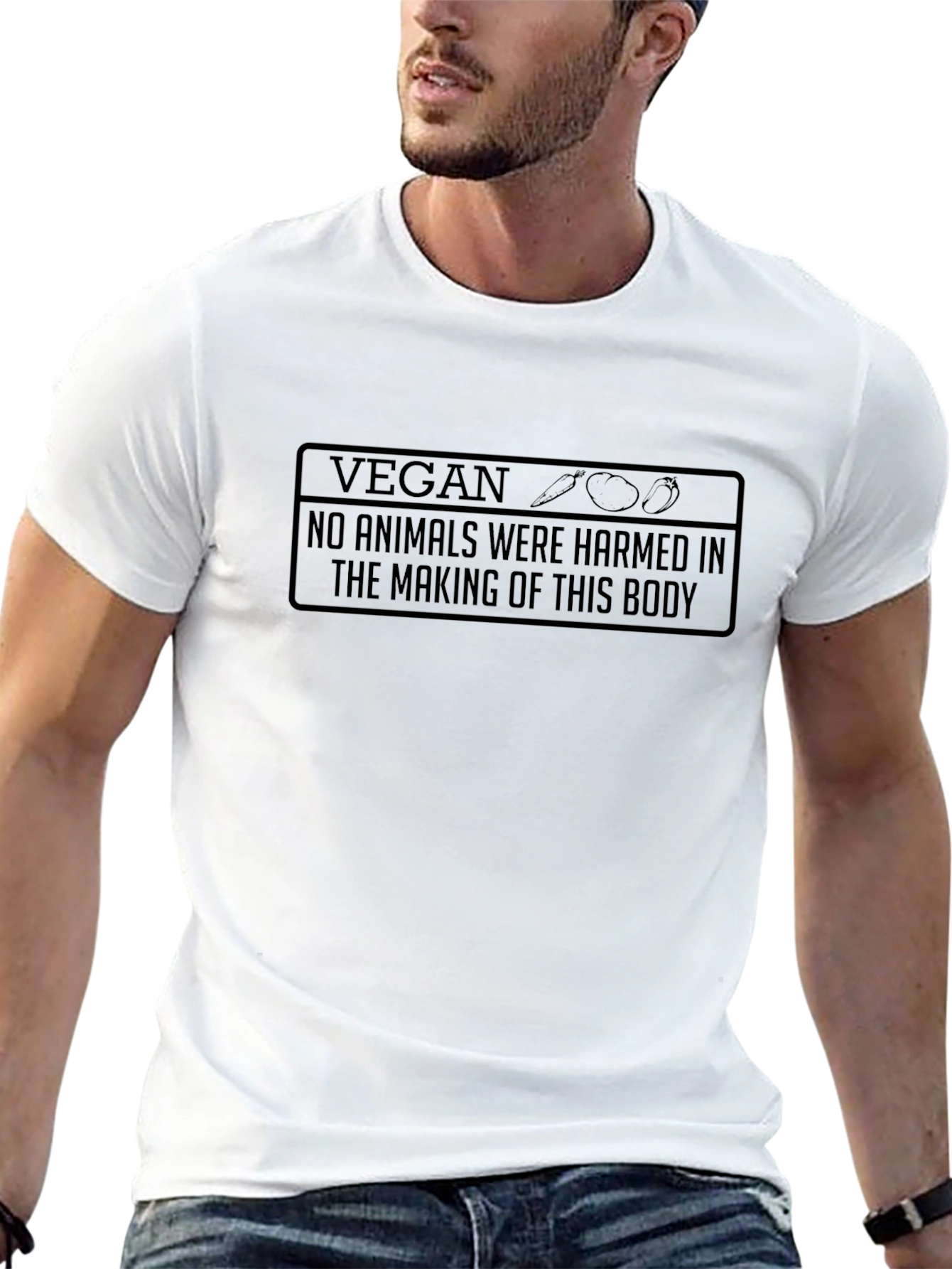 Vegan No Animals Harmed T-Shirt