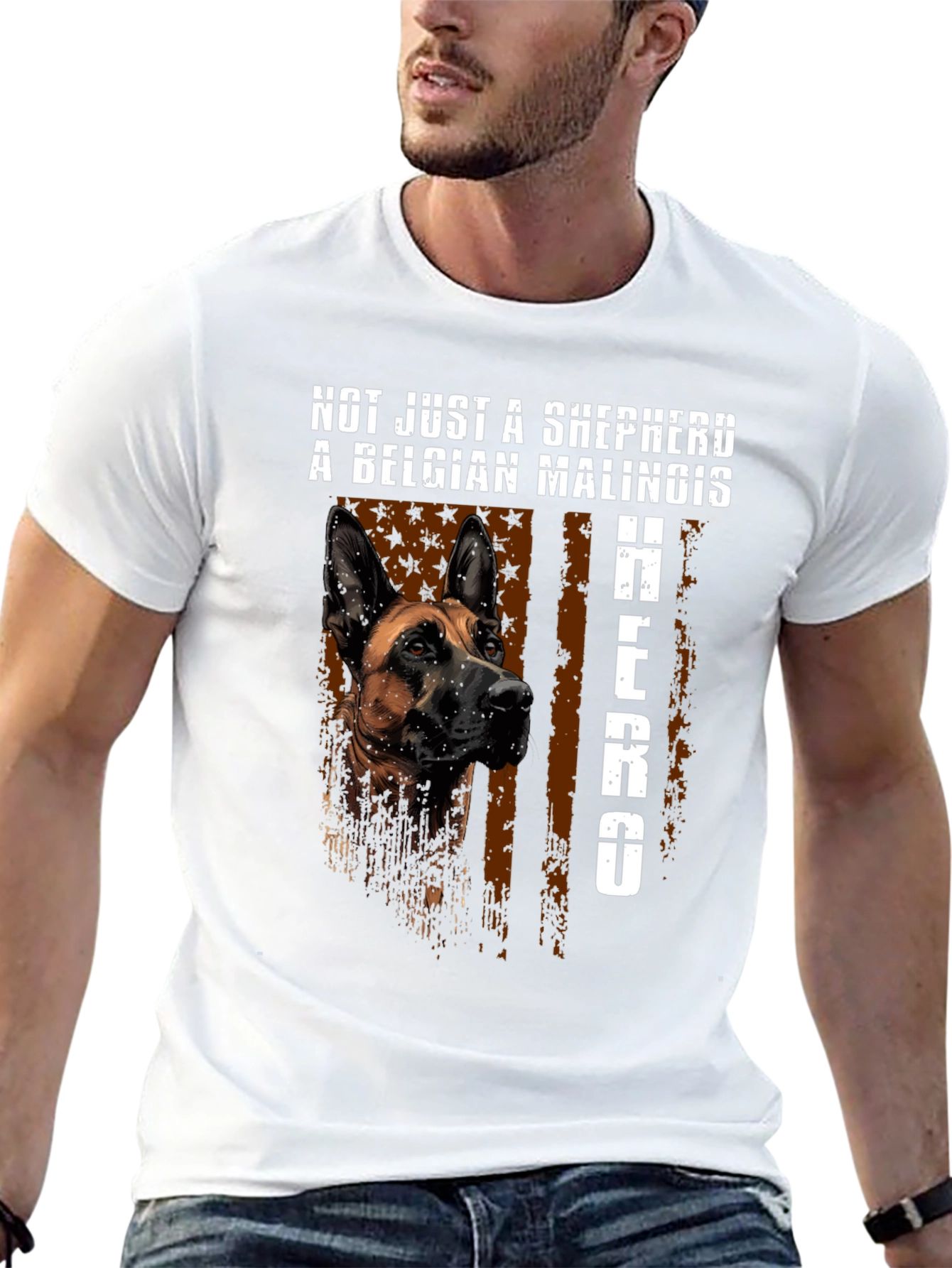 Belgian Malinois Hero T-Shirt - Dog Lover Tee
