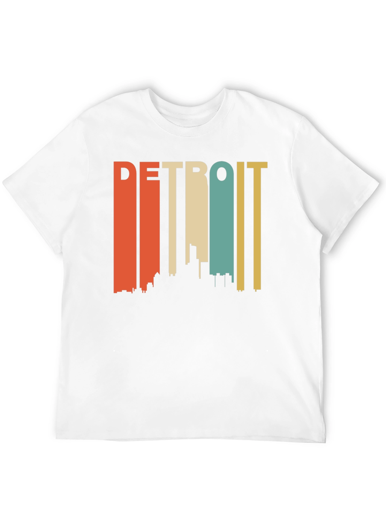 Retro Detroit Skyline T-Shirt