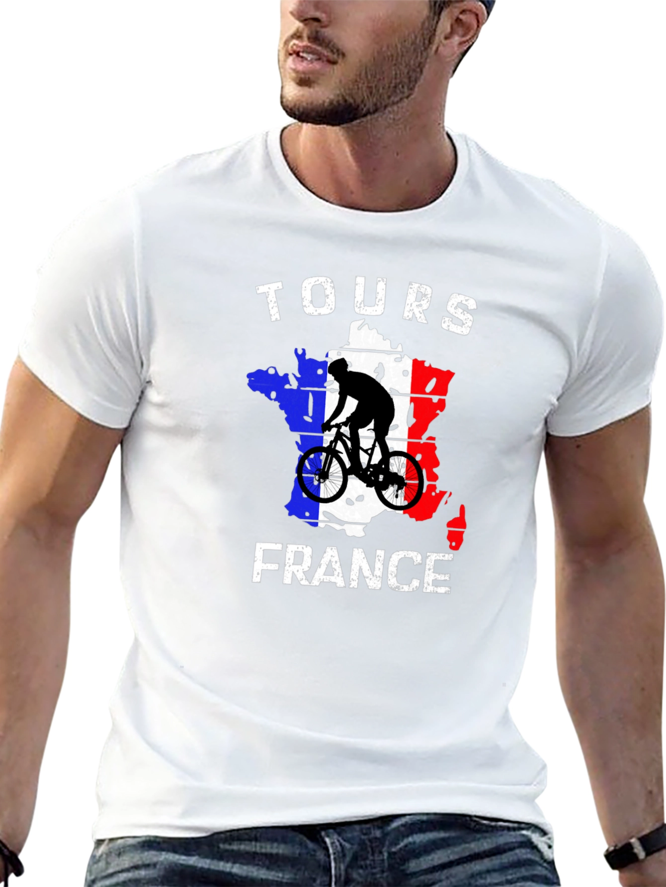 Tours France Cycling T-Shirt