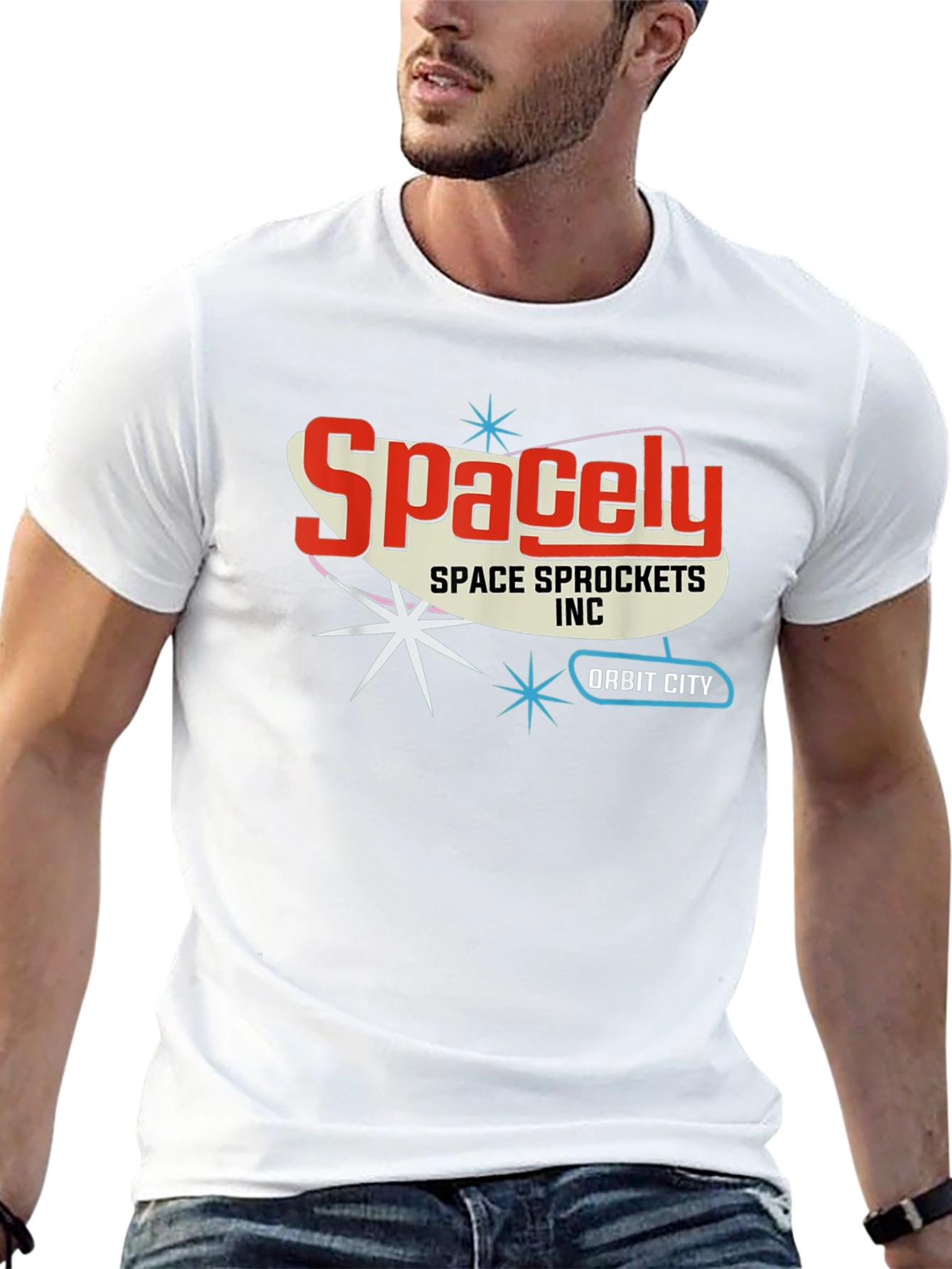 Spacely Sprockets T-Shirt - Retro Space Age Style