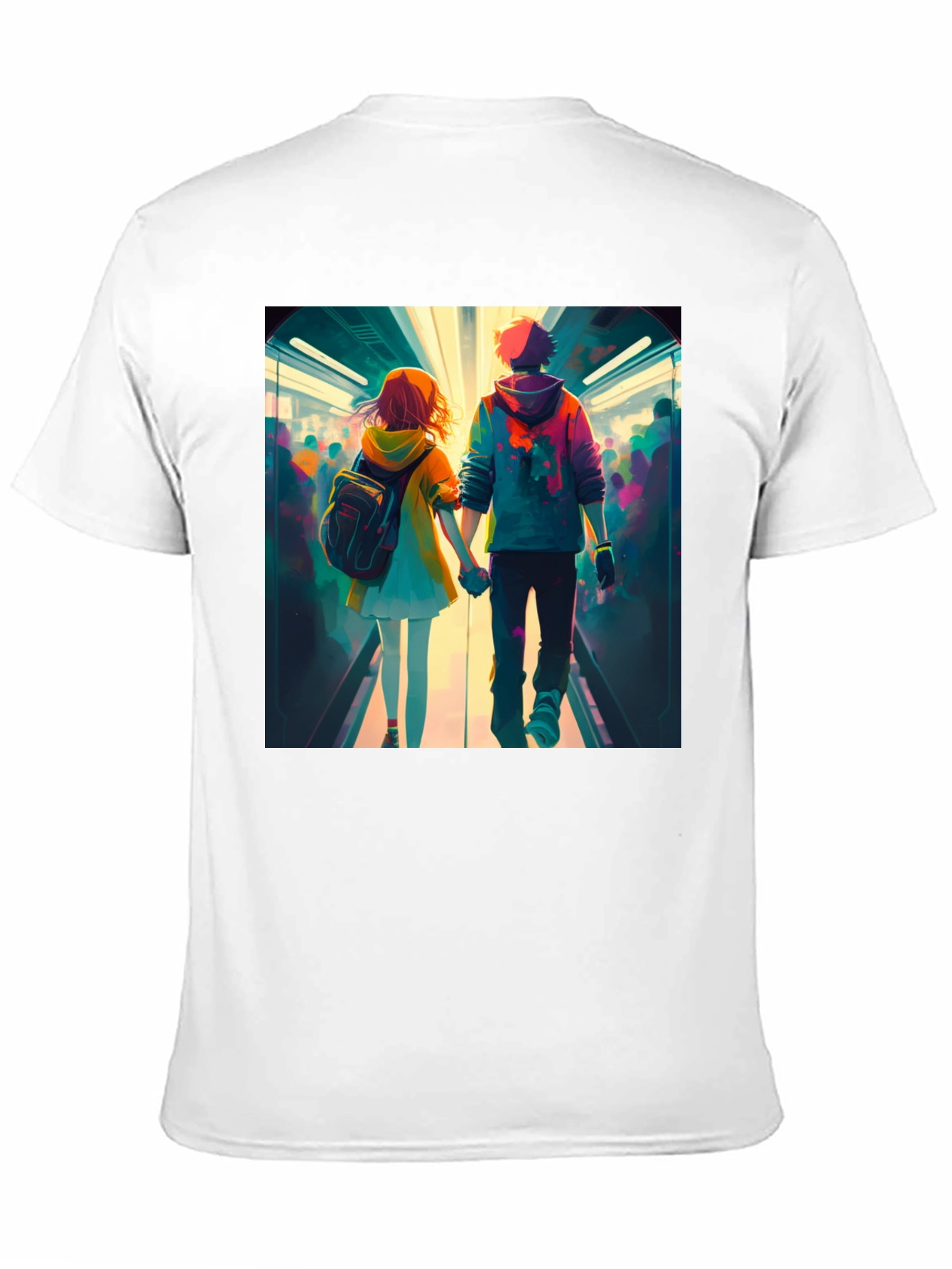 Anime Couple T-Shirt - Stylish Graphic Tee