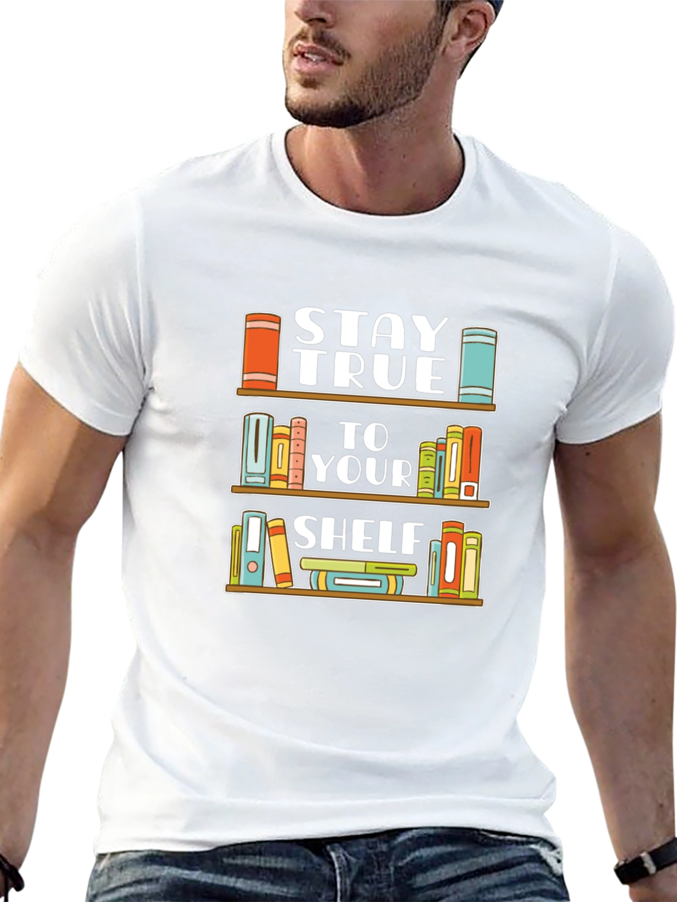 Stay True To Your Shelf Black T-Shirt