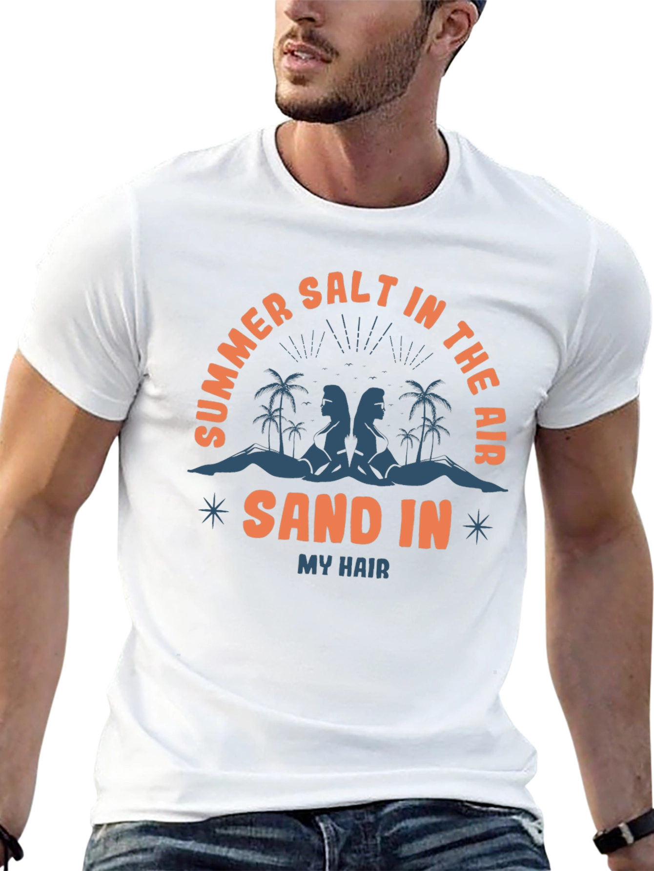 Summer Salt Sand in the Air Graphic Tee