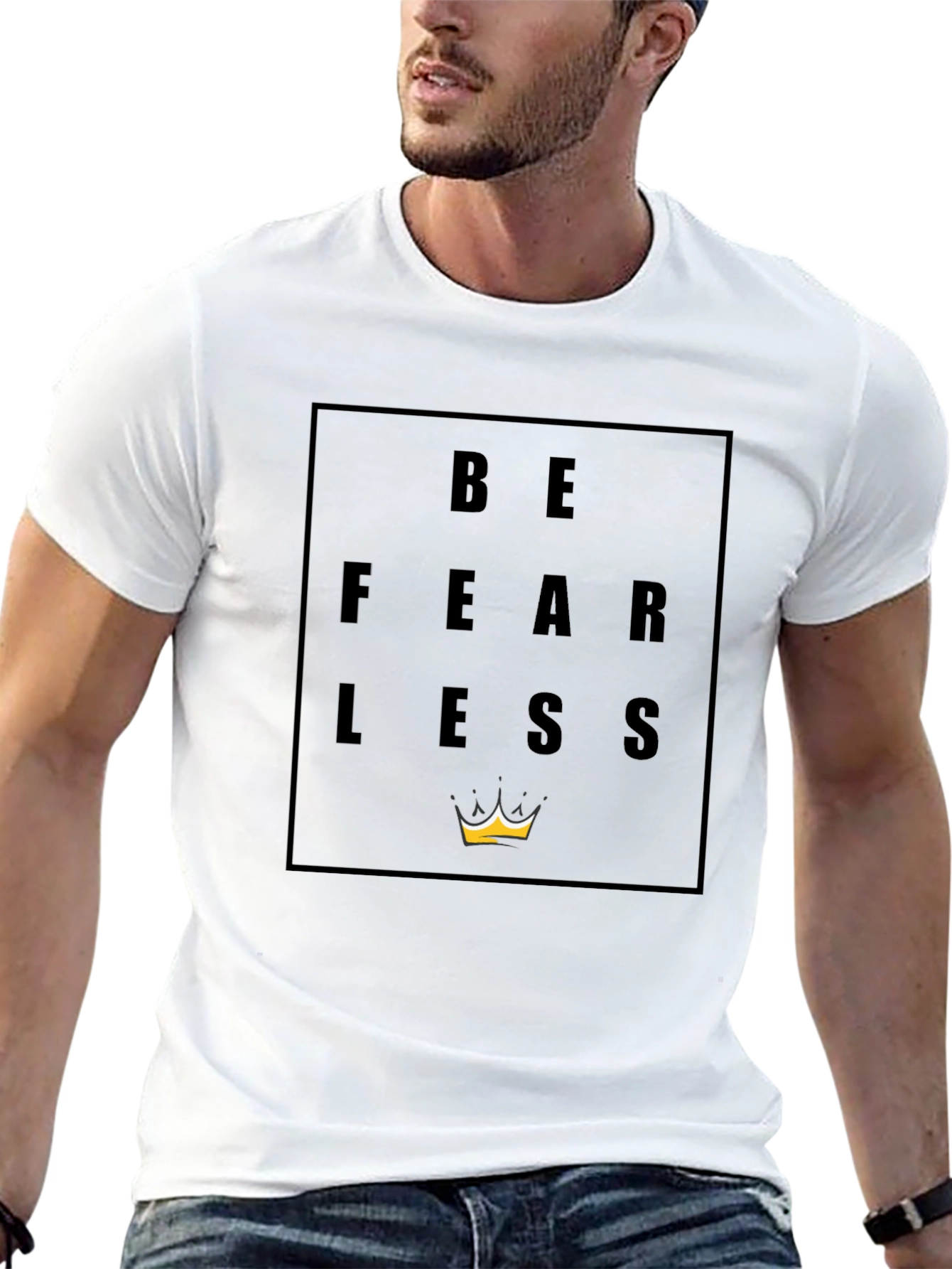 Be Fearless Graphic T-Shirt - Black