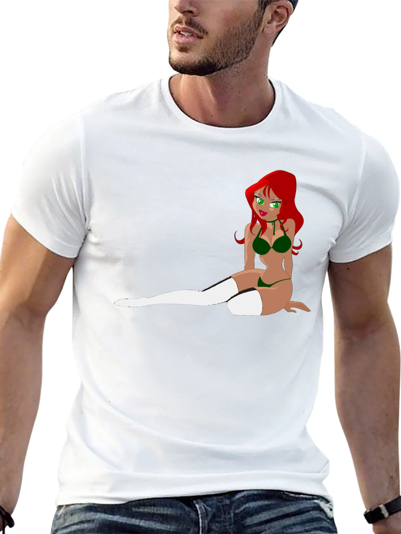 Cartoon Girl T-Shirt - Unique Graphic Tee