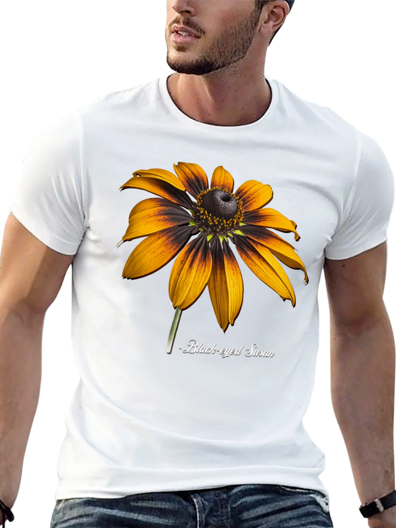 Black-Eyed Susan Flower Graphic T-Shirt