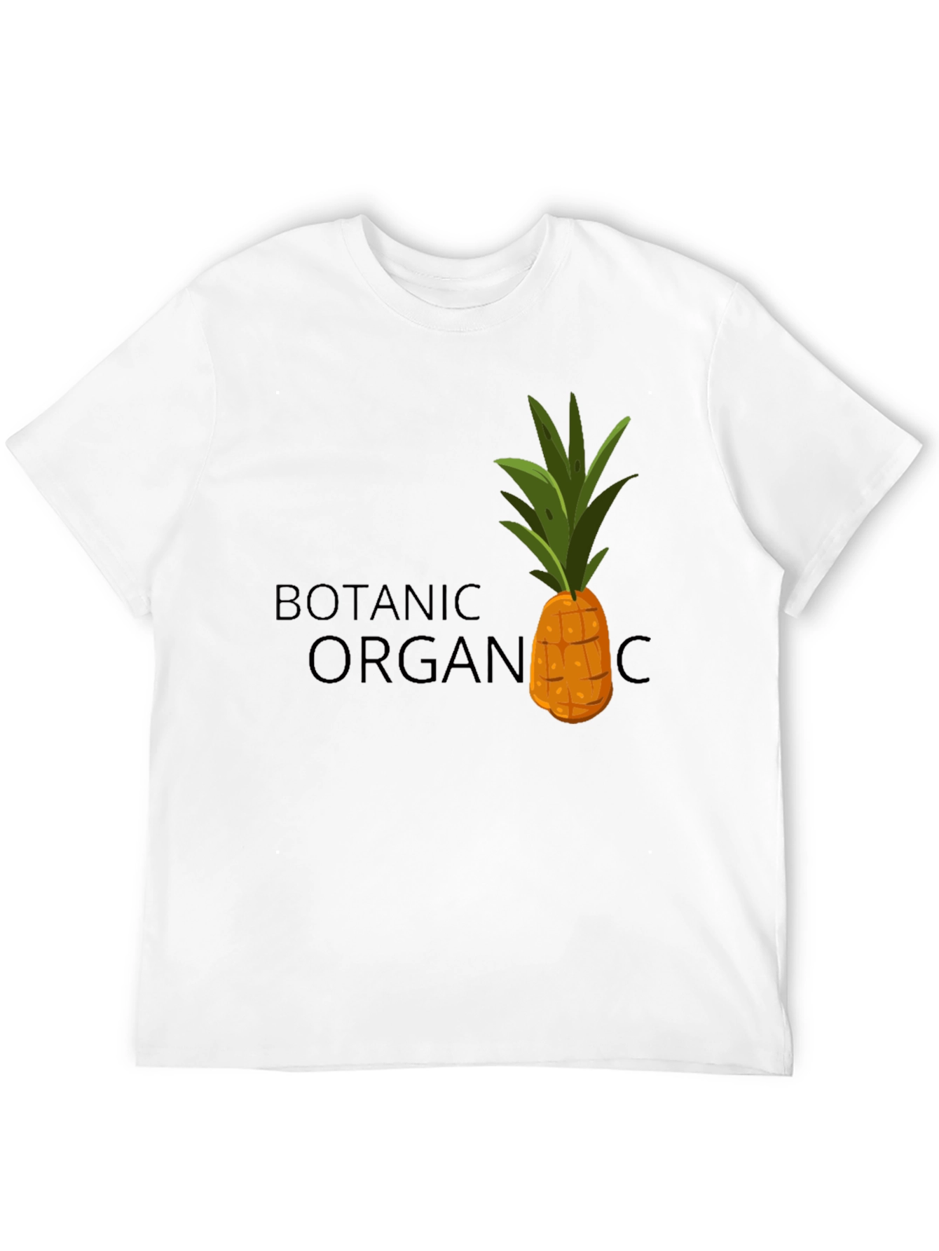Botanic Organic Pineapple Graphic T-Shirt