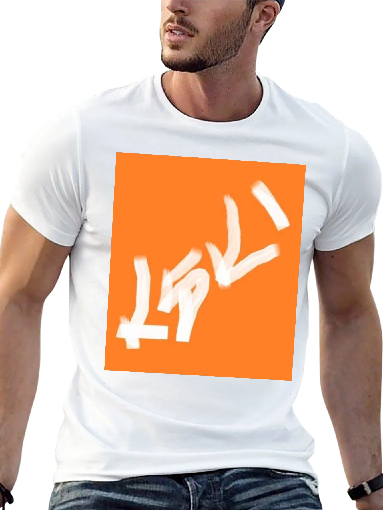 Abstract Graphic Tee - Mens Black T-Shirt