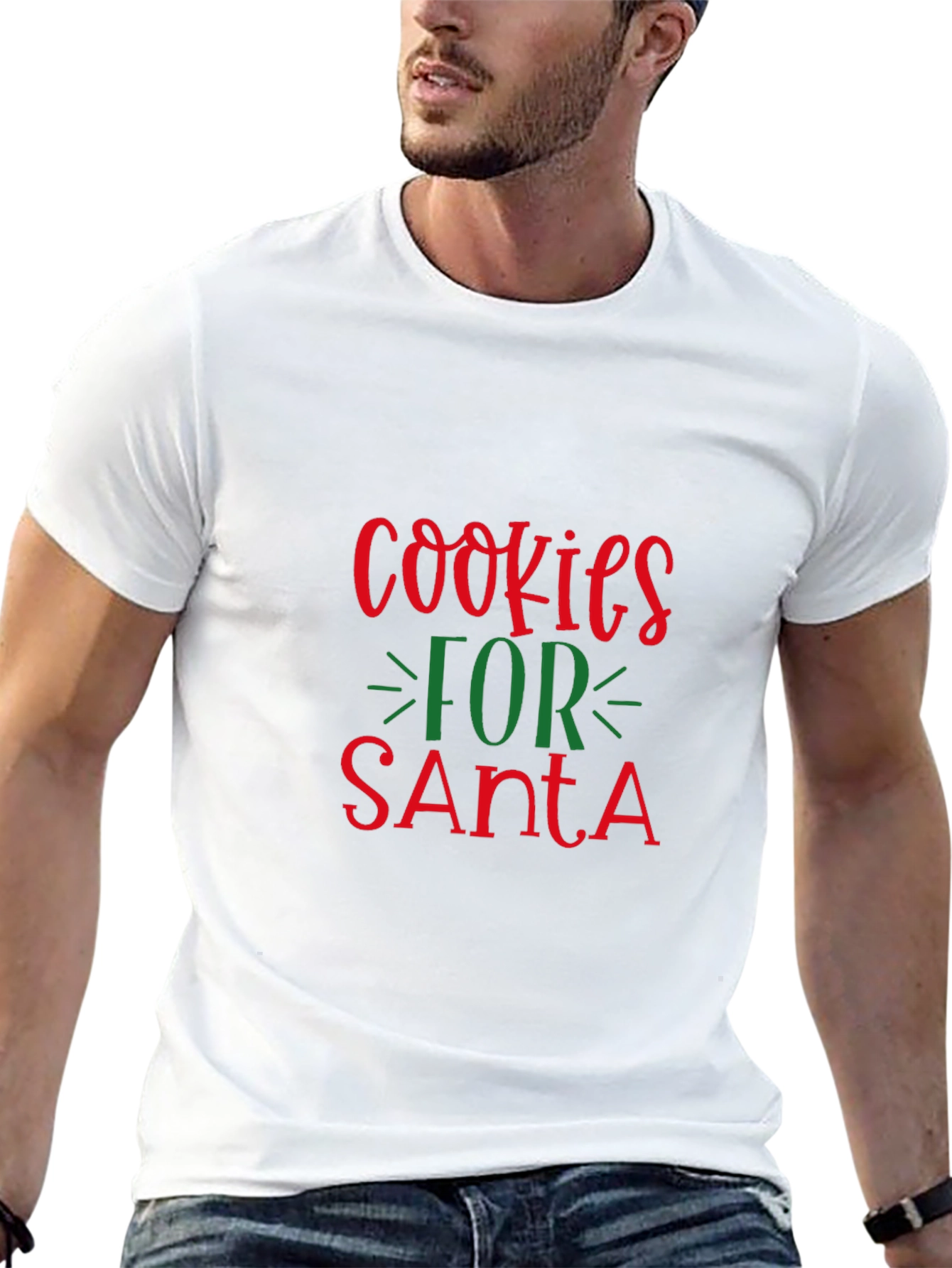 Cookies for Santa Christmas Graphic Tee