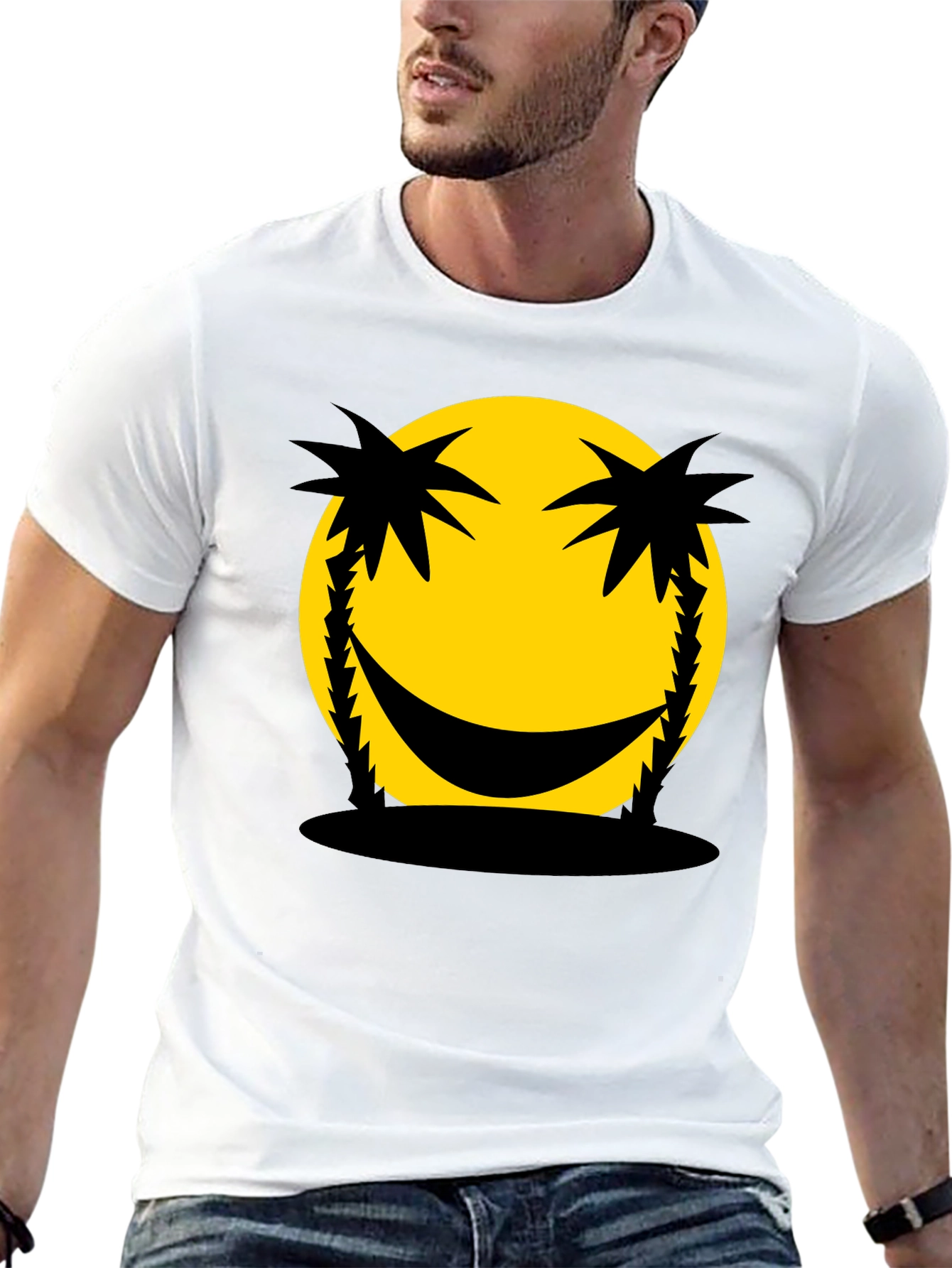 Smiley Palm Tree T-Shirt