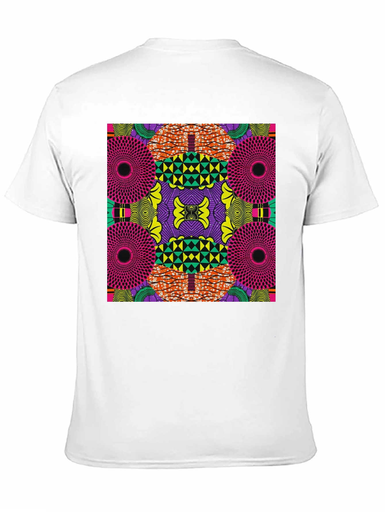 Bold African Print Graphic Tee - Statement Style