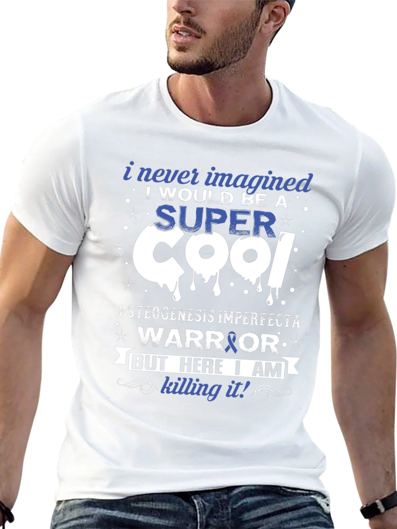 Super Cool Warrior Osteogenesis Imperfecta T-Shirt