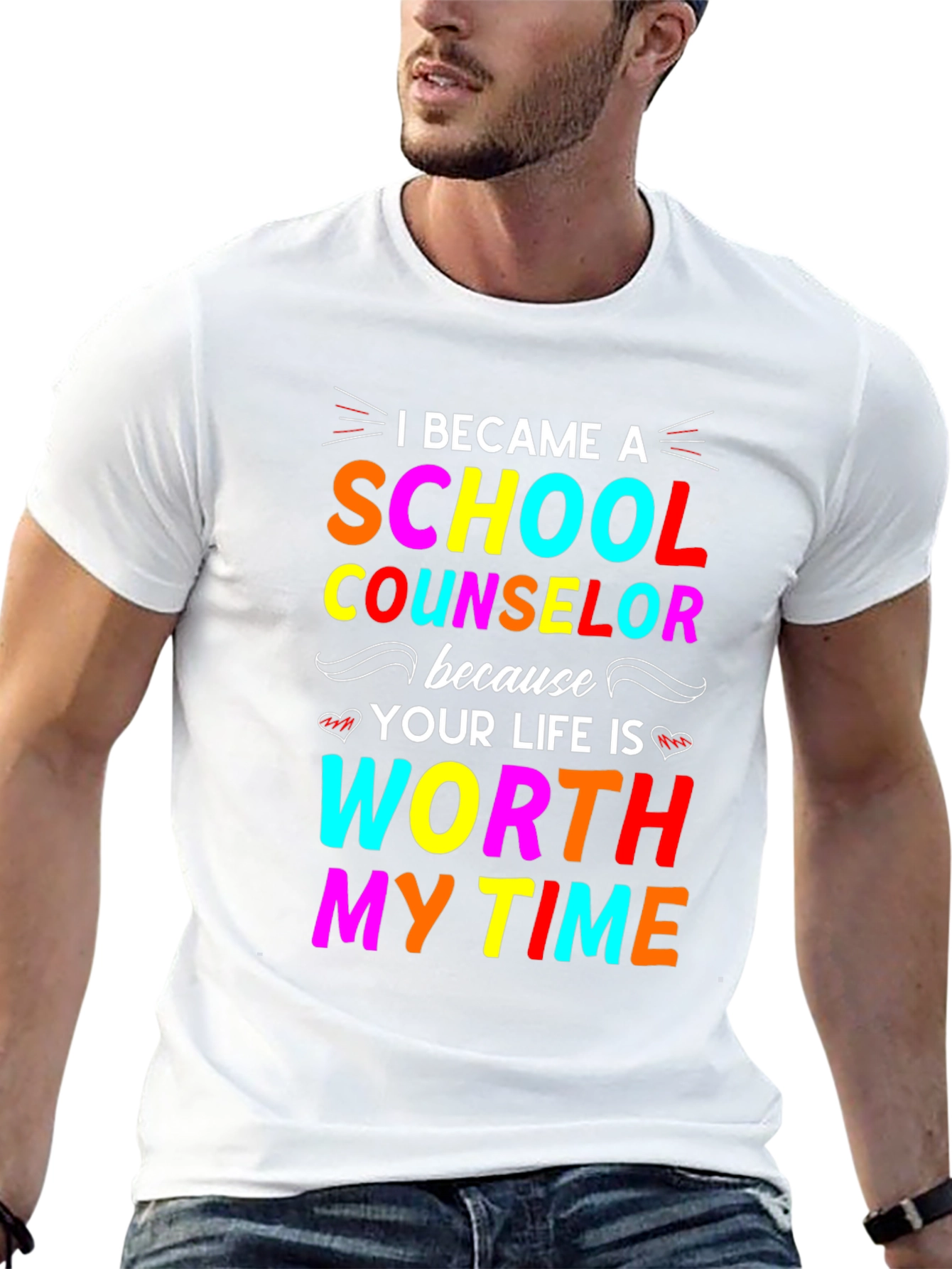 School Counselor T-Shirt - Worth My Time
