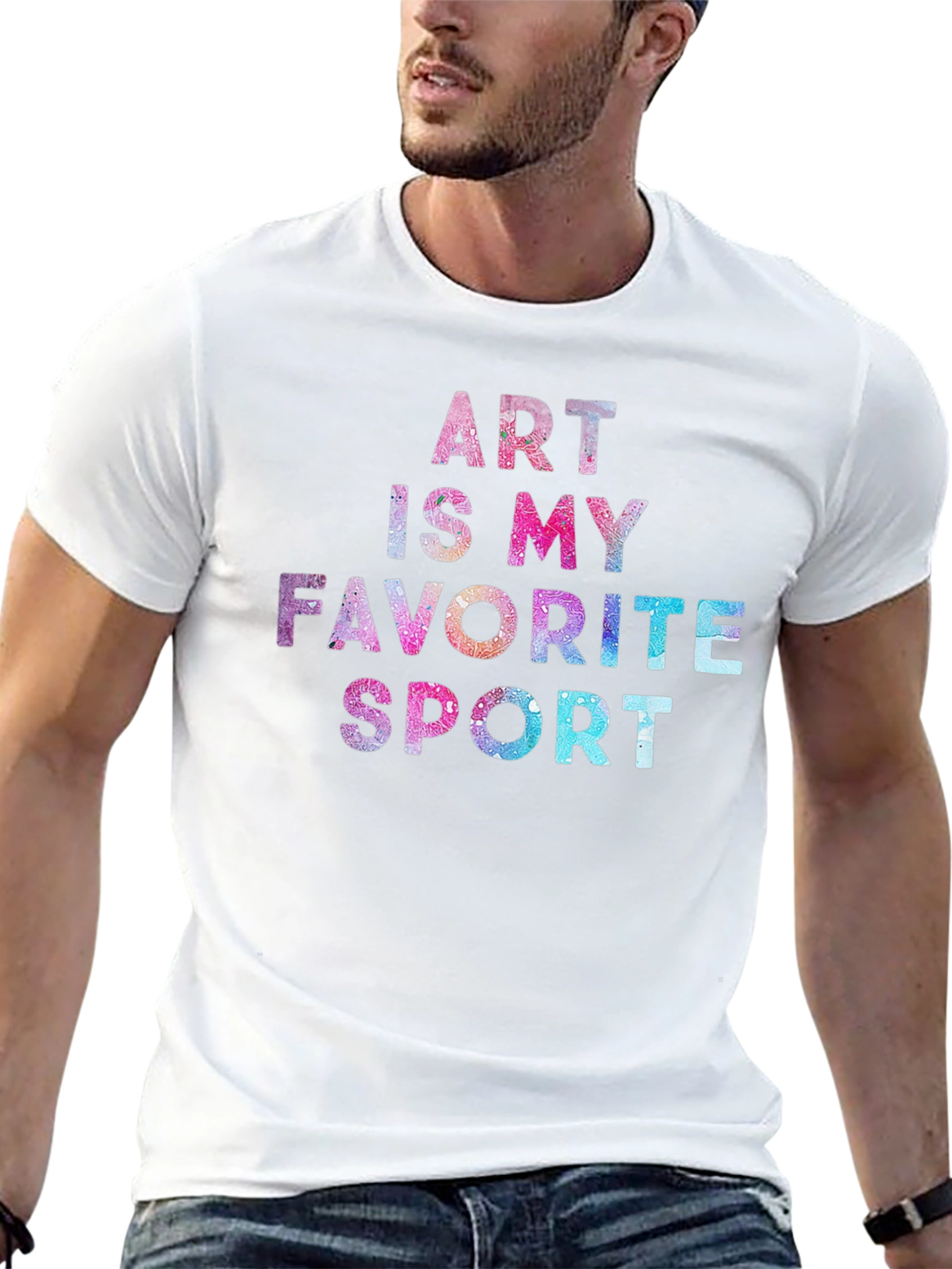 Art Is My Favorite Sport Graphic Tee