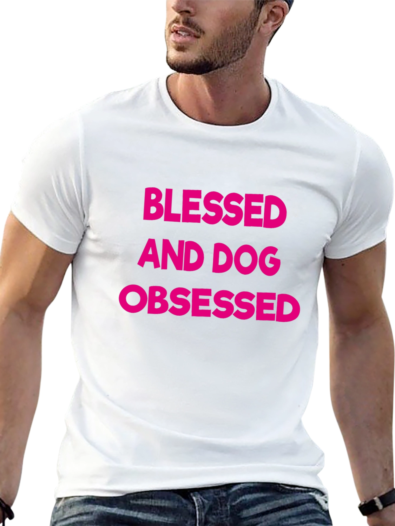 Blessed and Dog Obsessed Black T-Shirt