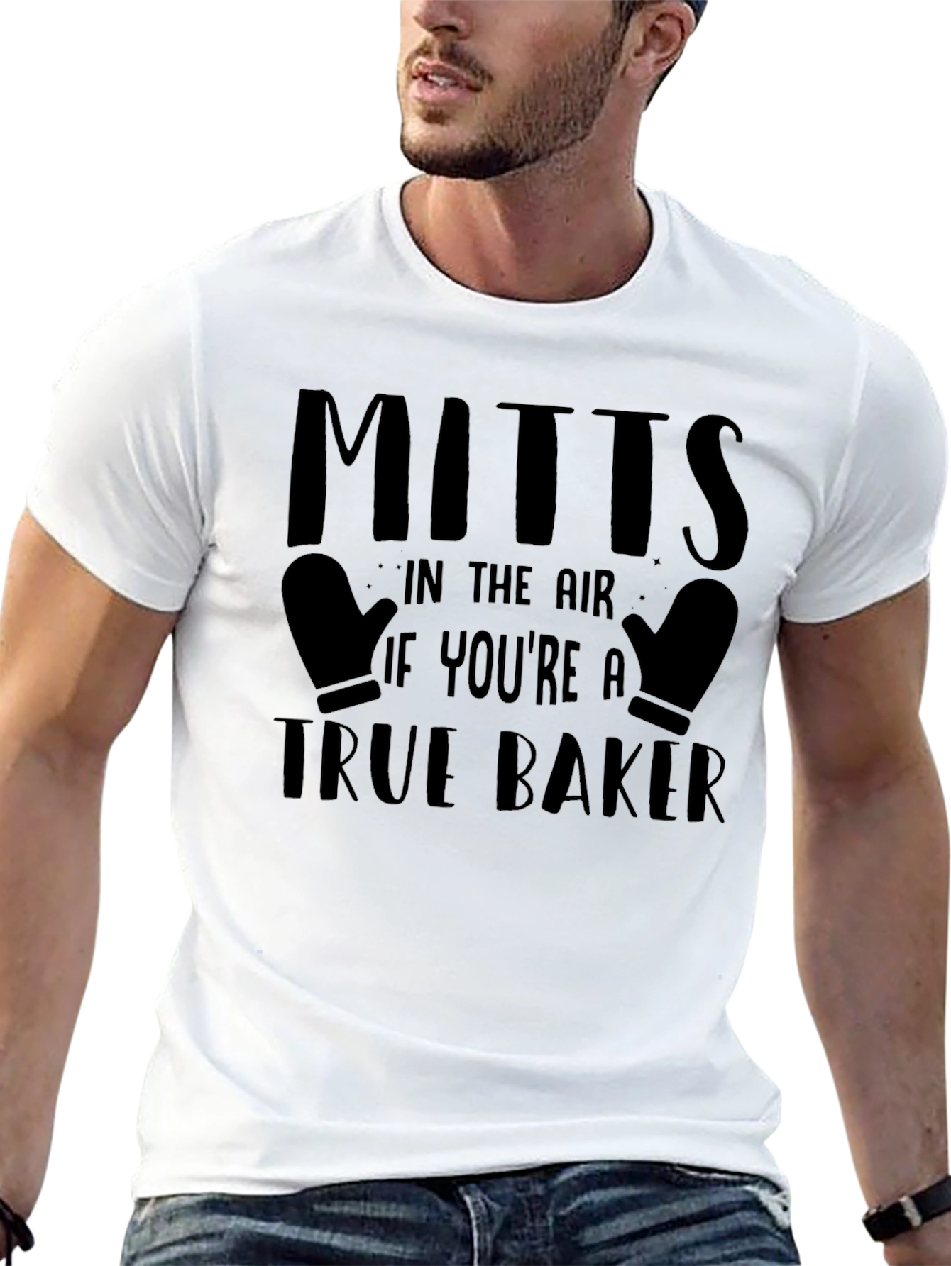True Baker Mitts Graphic Tee - Baking Lover Shirt