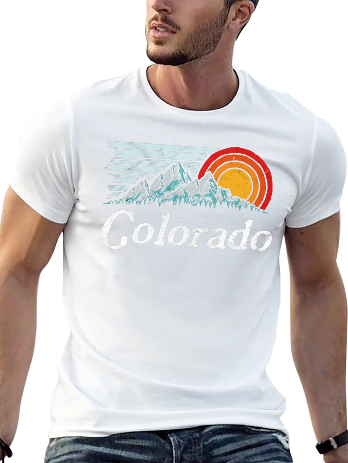 Colorado Retro Mountain T-Shirt