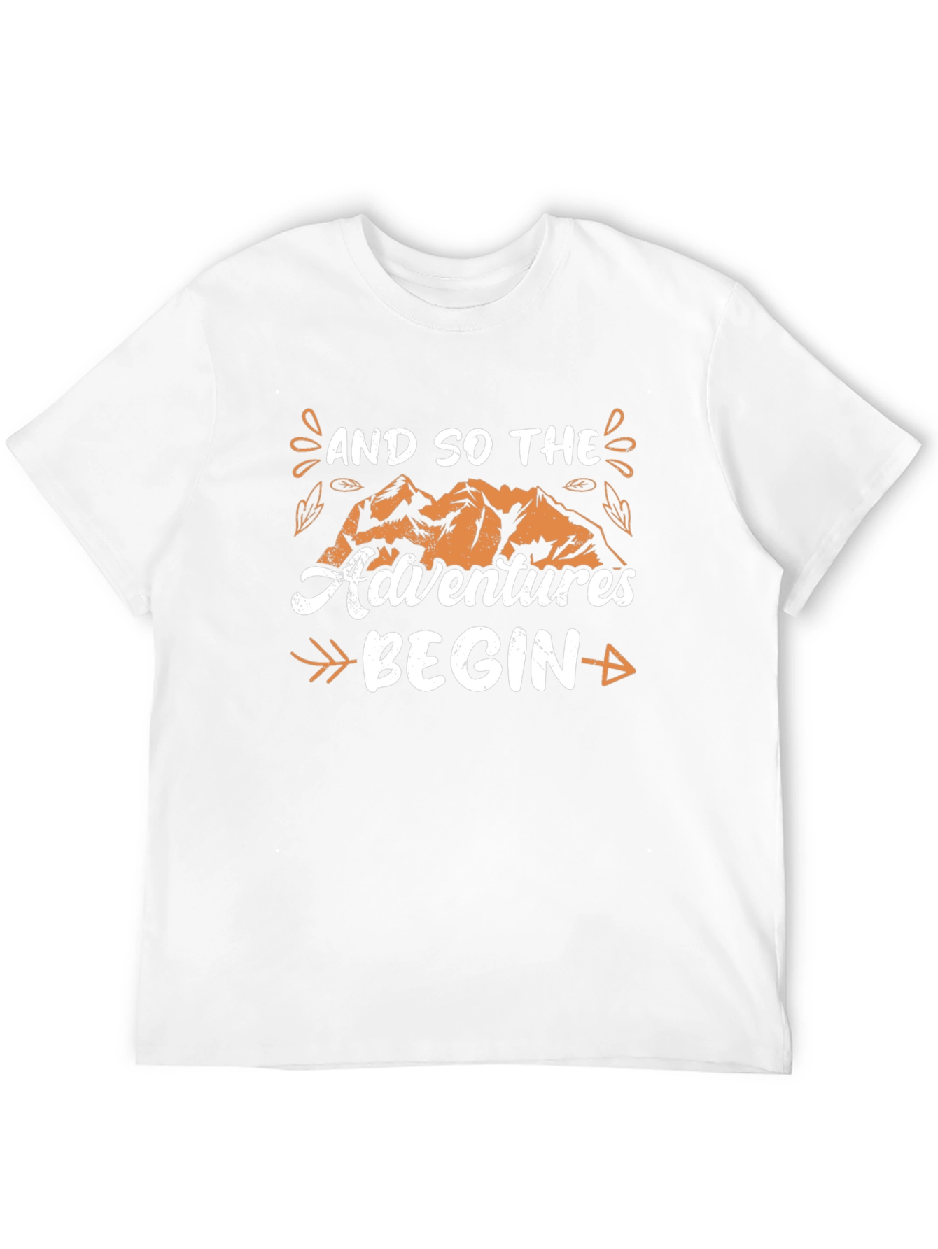 Adventures Begin Graphic Tee - Black
