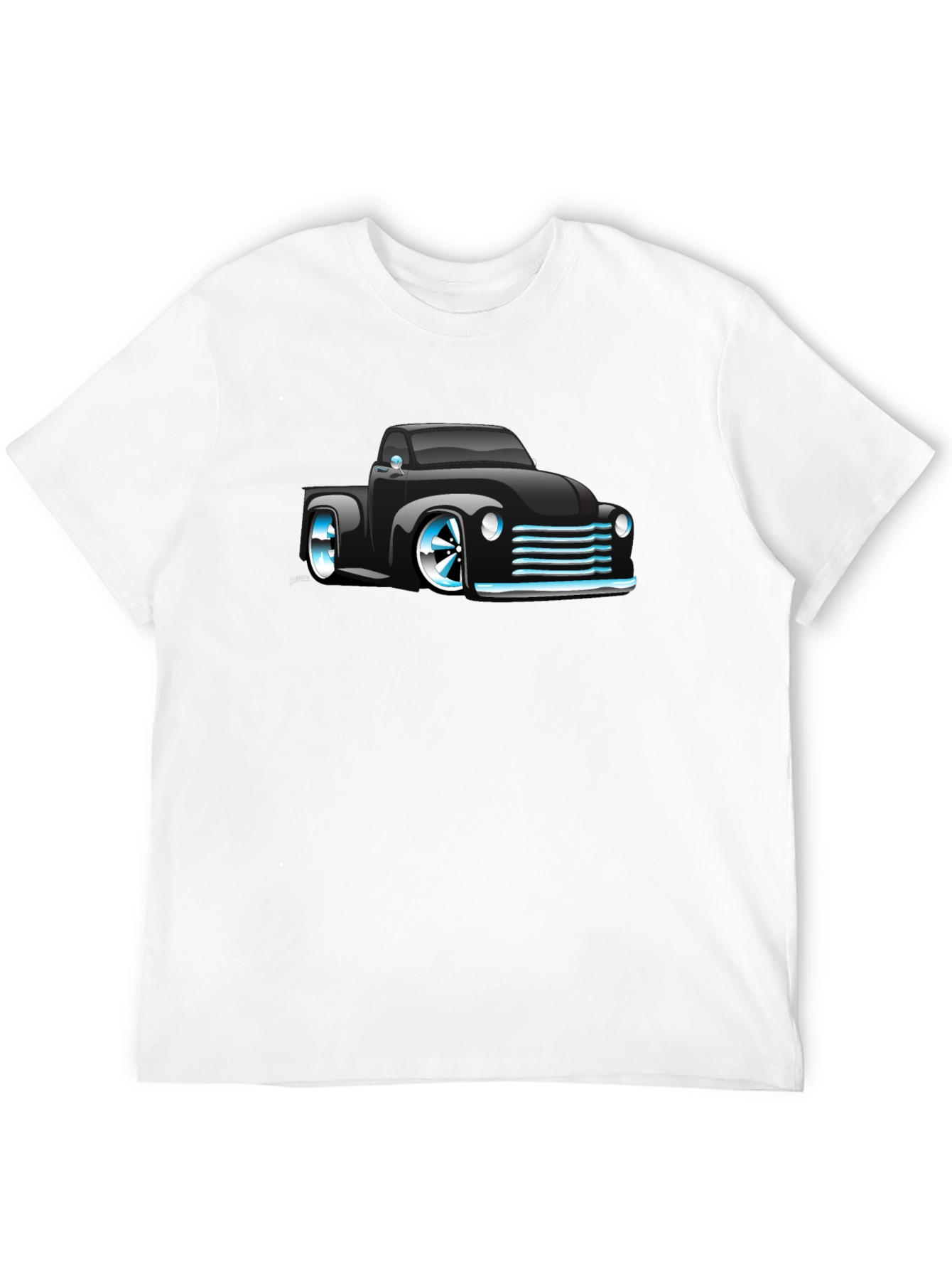 Black Car Graphic Tee - Cool Ride Style