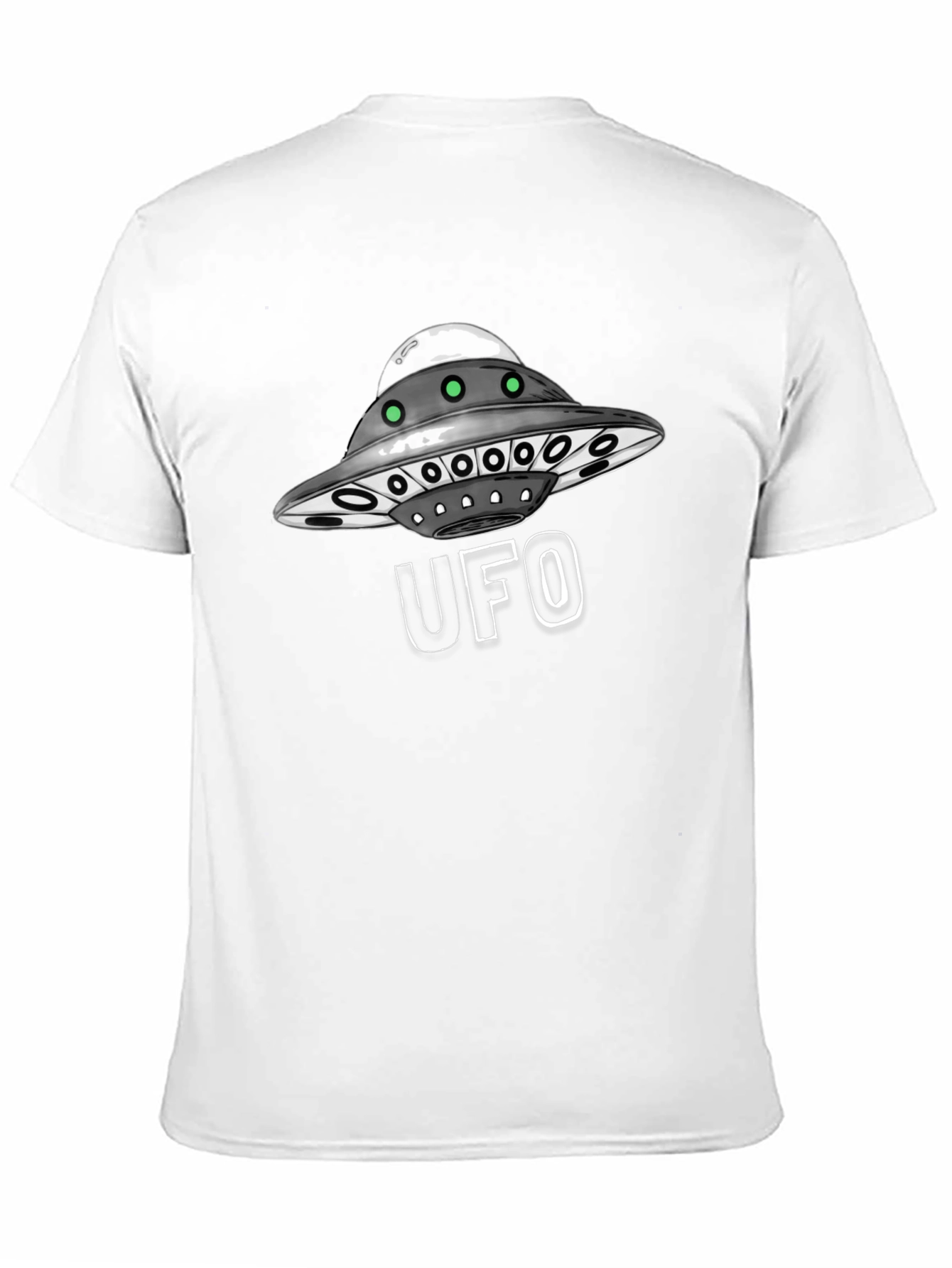 UFO Graphic Black T-Shirt