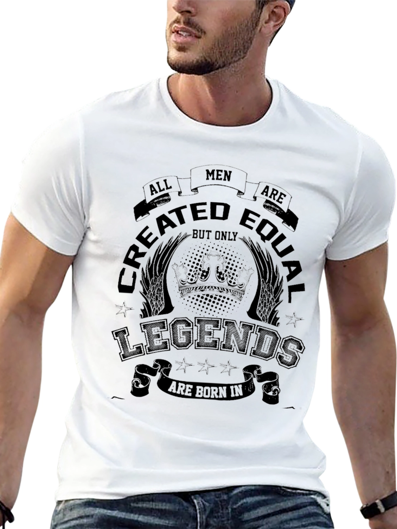 All Men Created Equal Legends Graphic T-Shirt