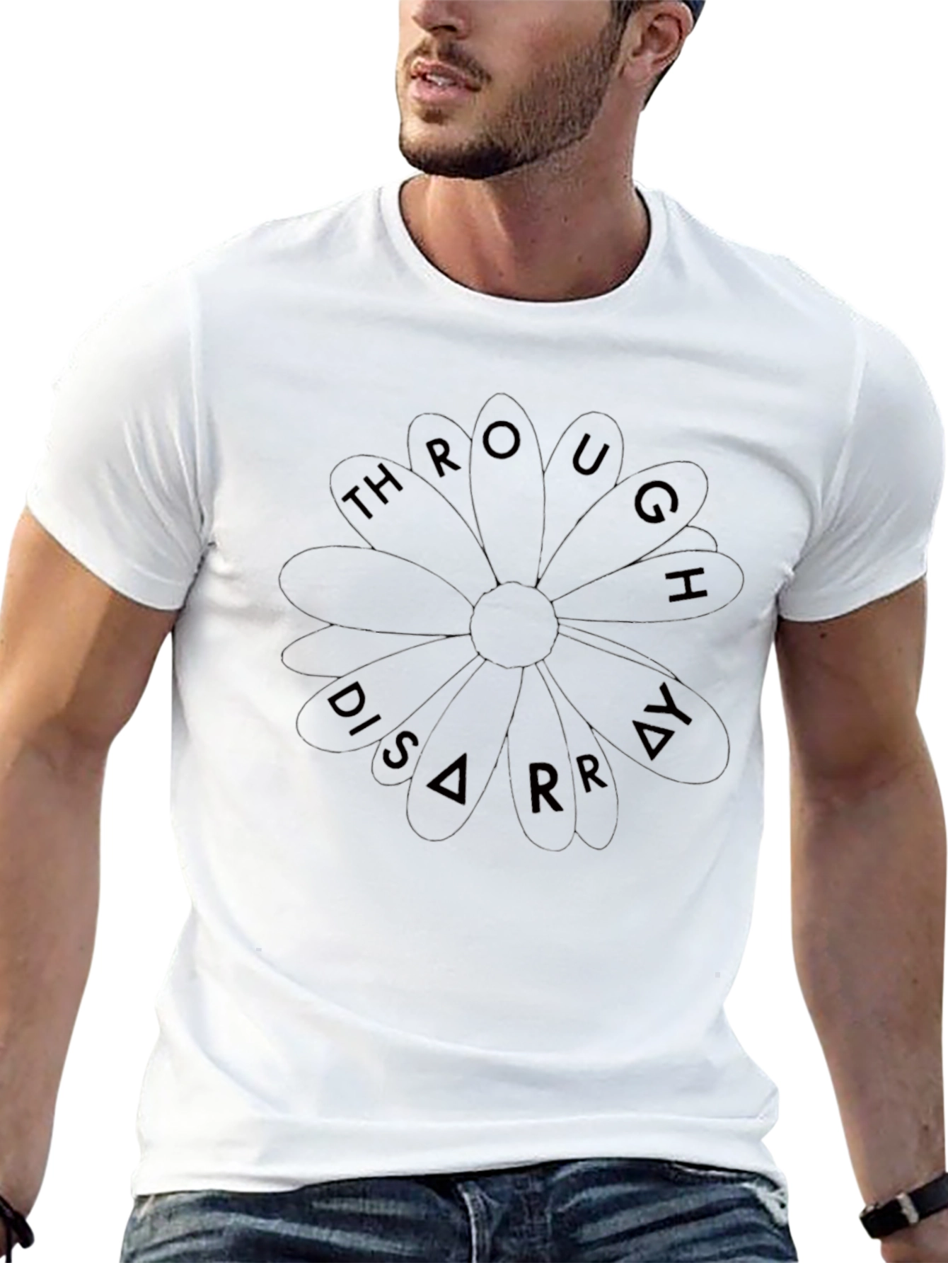 Through Disarray Black T-Shirt