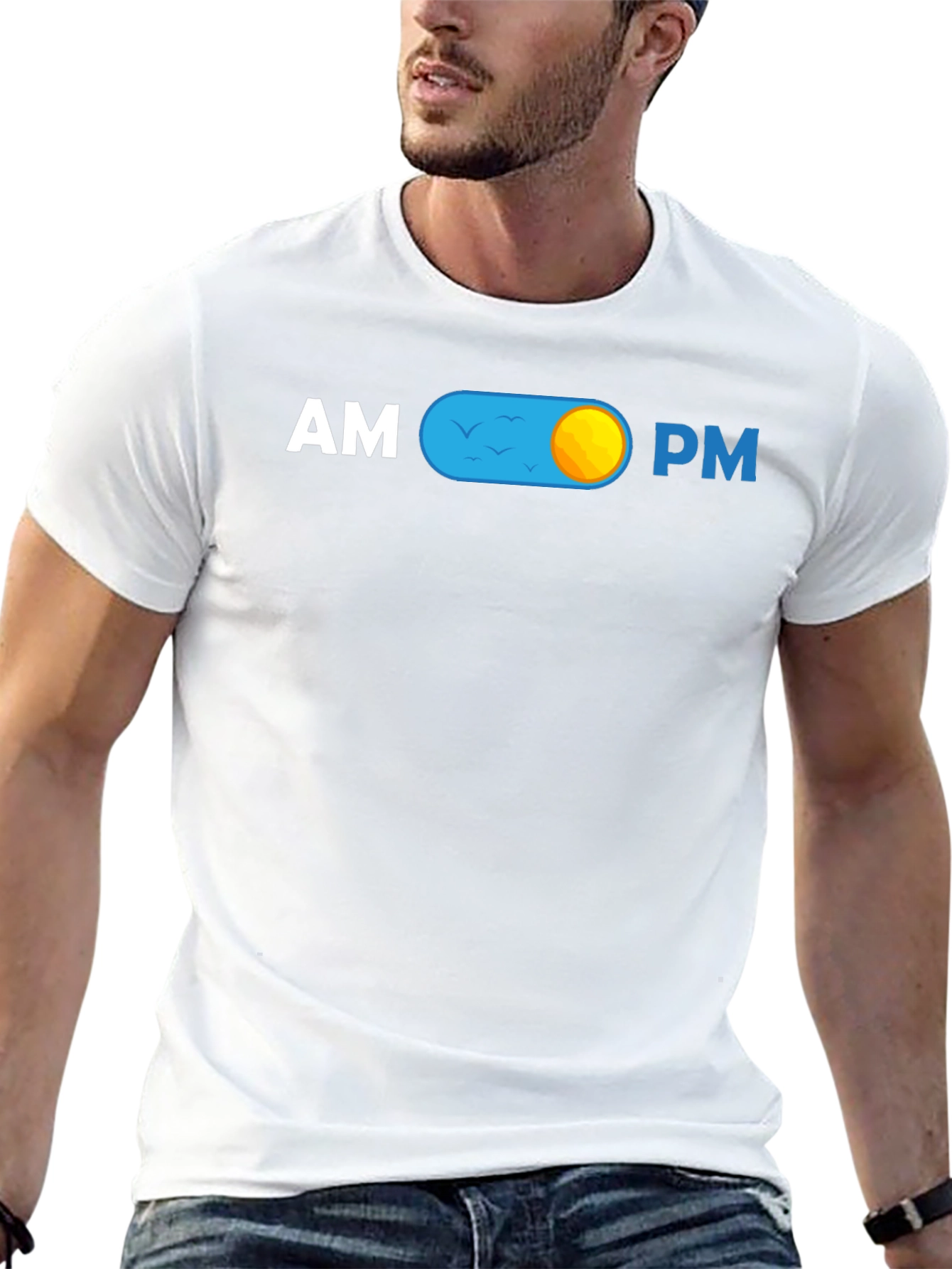 AM/PM Toggle T-Shirt - Day/Night Graphic Tee