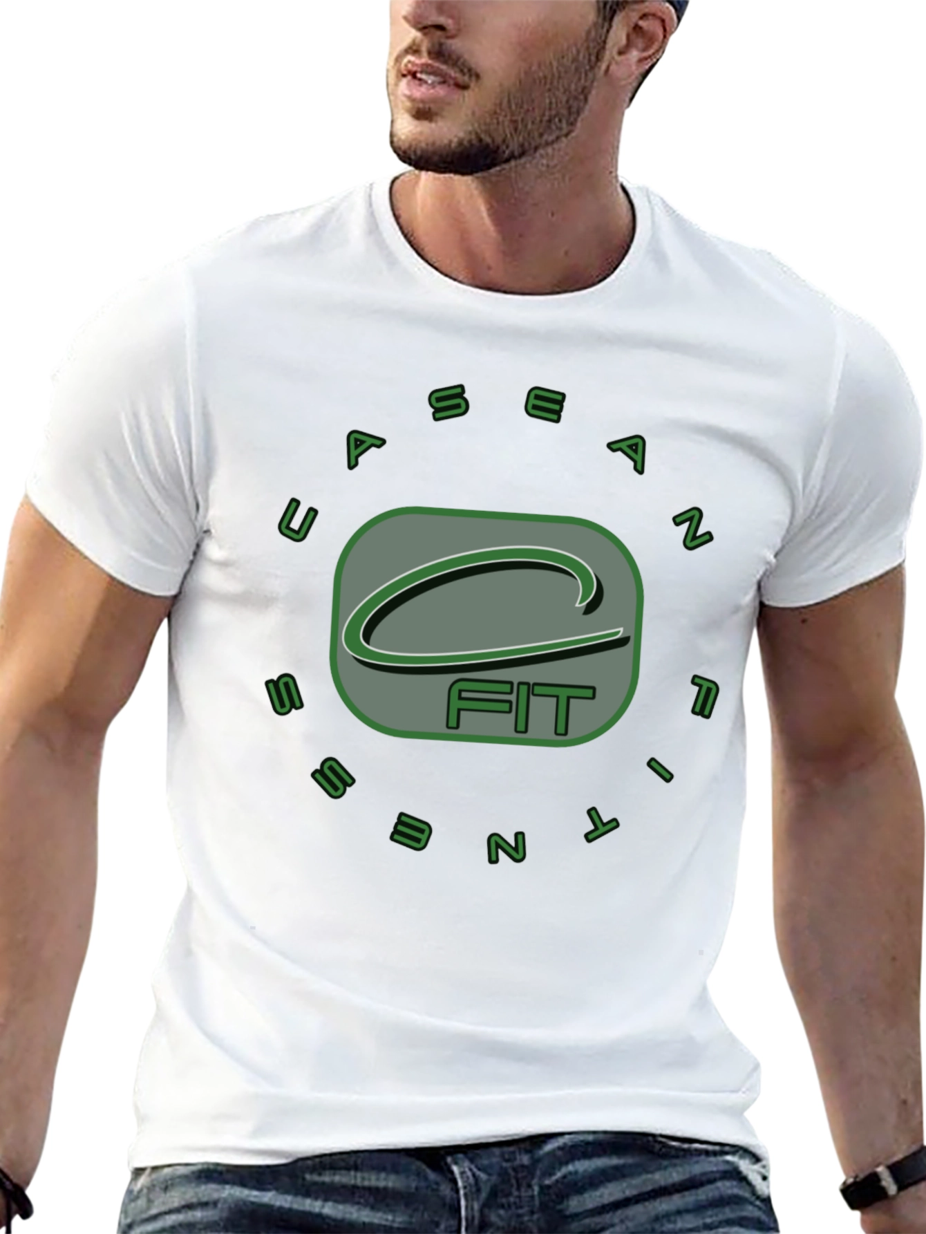 Sean Fitness Black Graphic T-Shirt