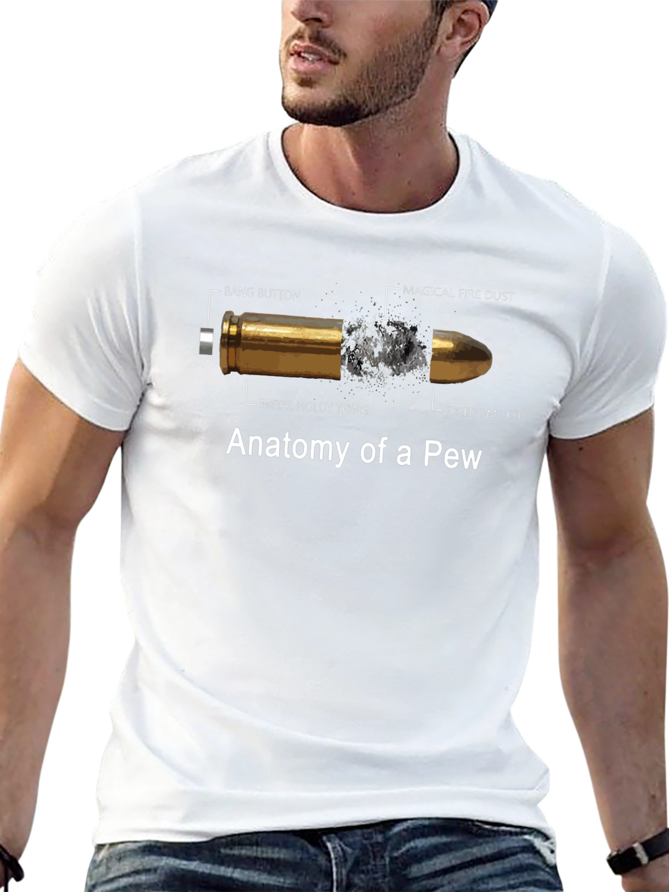 Anatomy of a Pew Funny T-Shirt