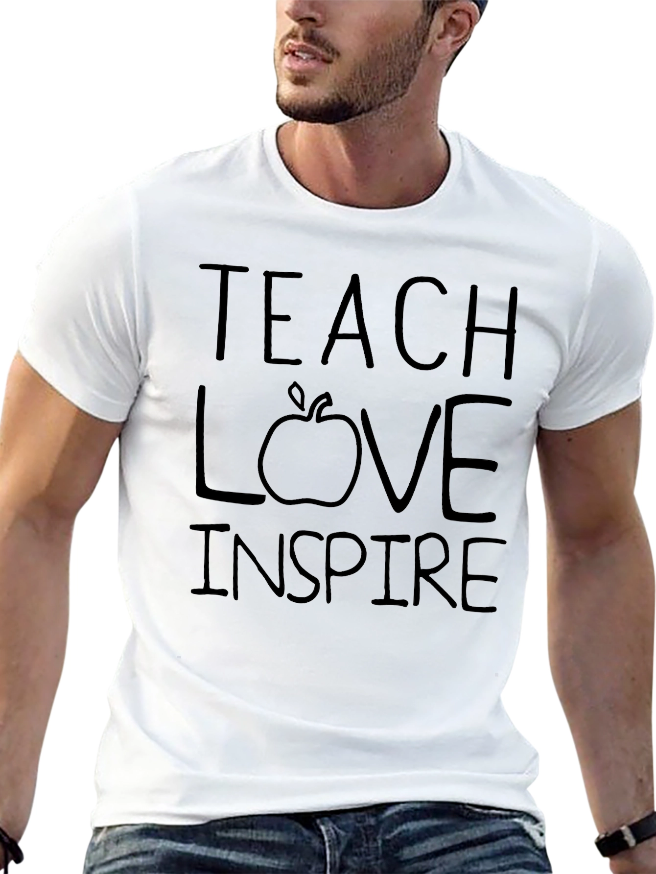Teach Love Inspire Graphic Tee - Teacher Appreciation Shirt