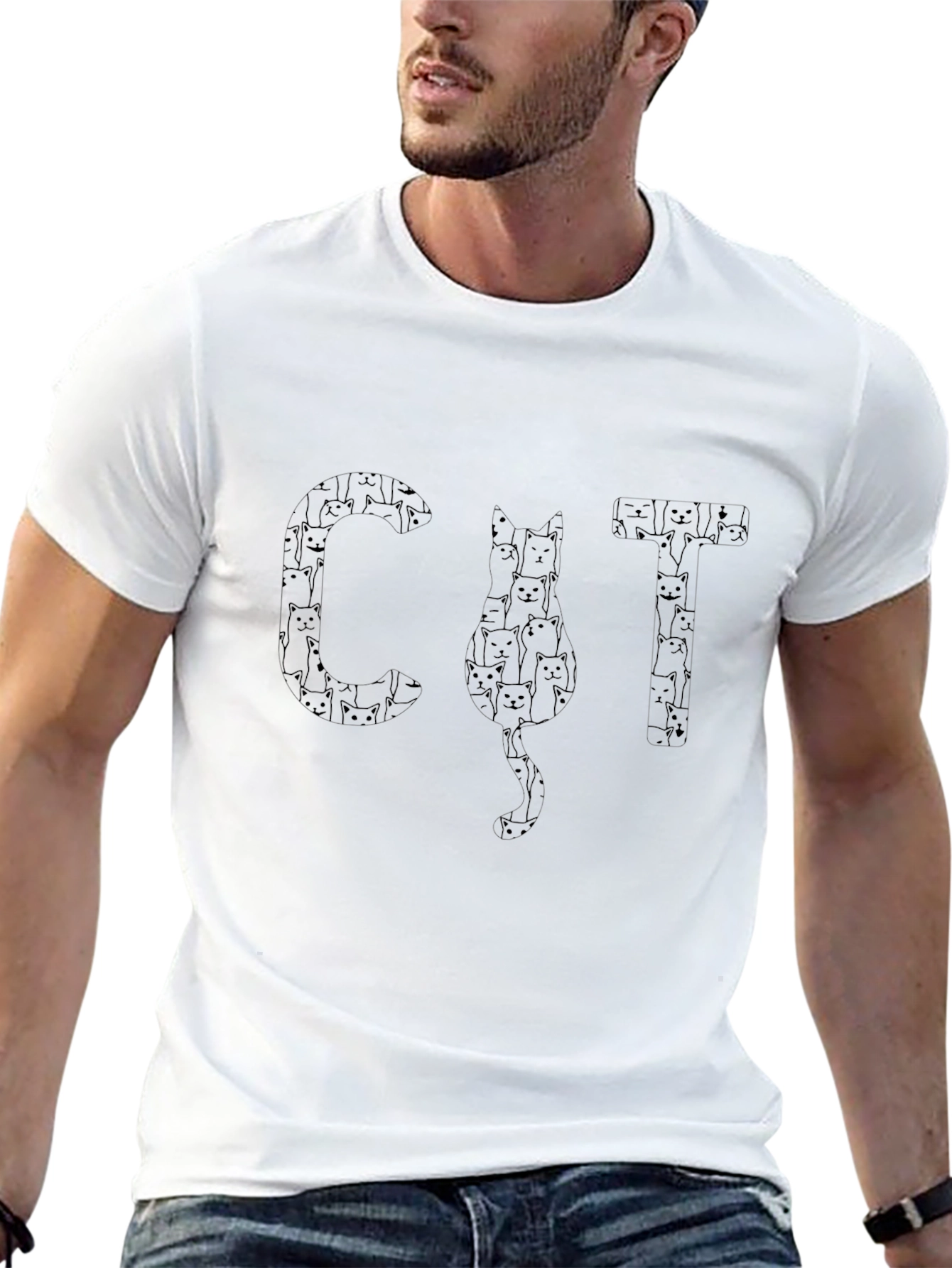 Cat Lover T-Shirt - Feline Word Art