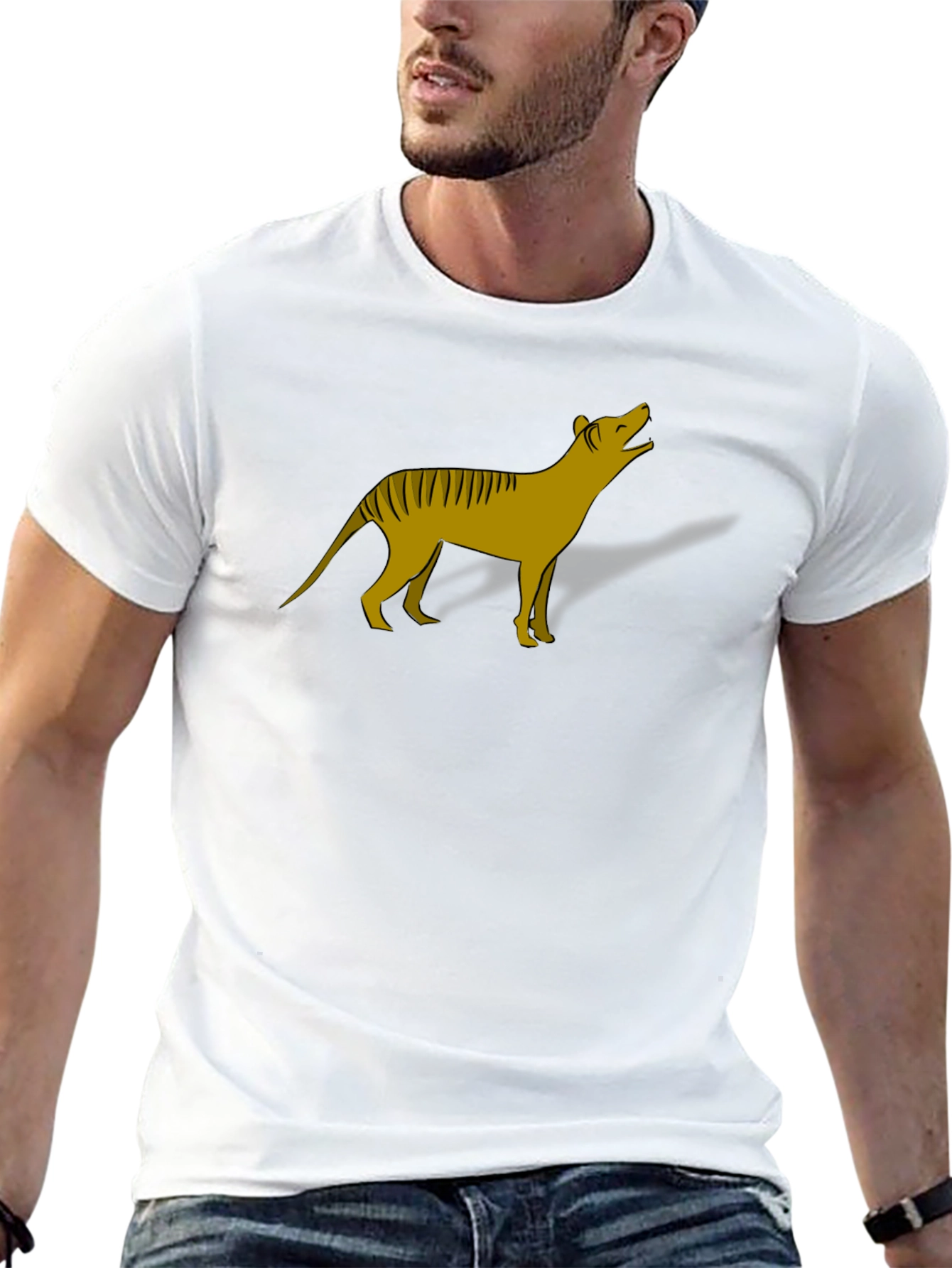 Thylacine T-Shirt - Extinct Tasmanian Tiger Tee