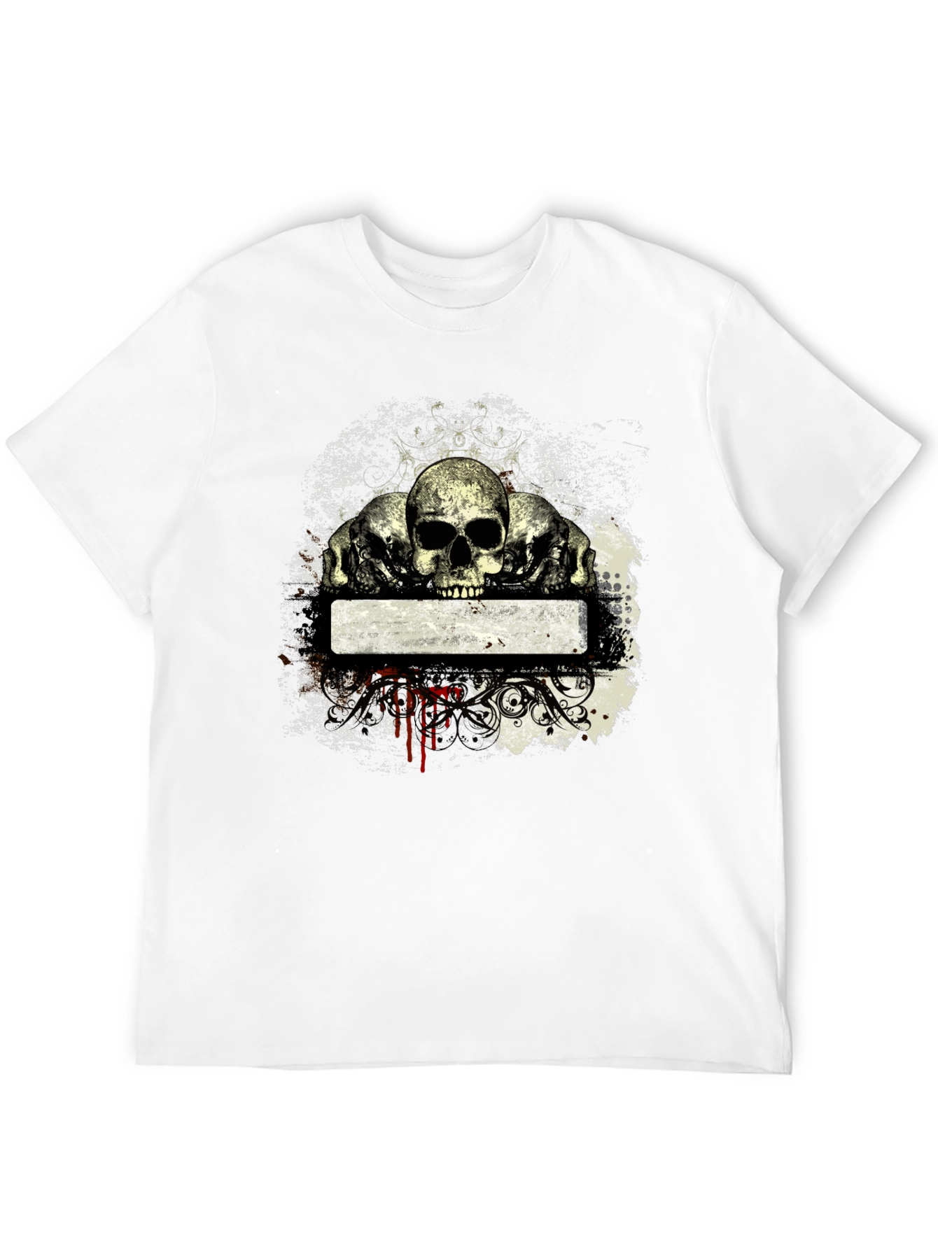 Skull Graphic T-Shirt - Edgy & Unique Design