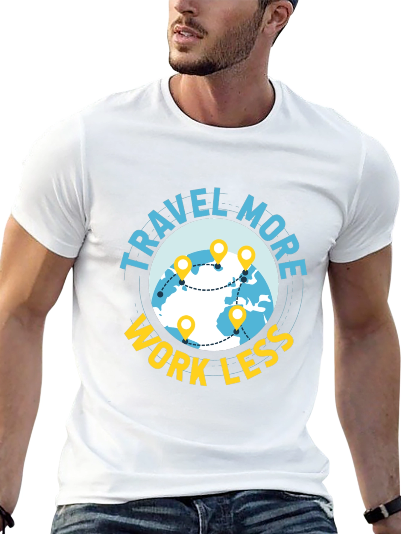 Travel More Work Less T-Shirt