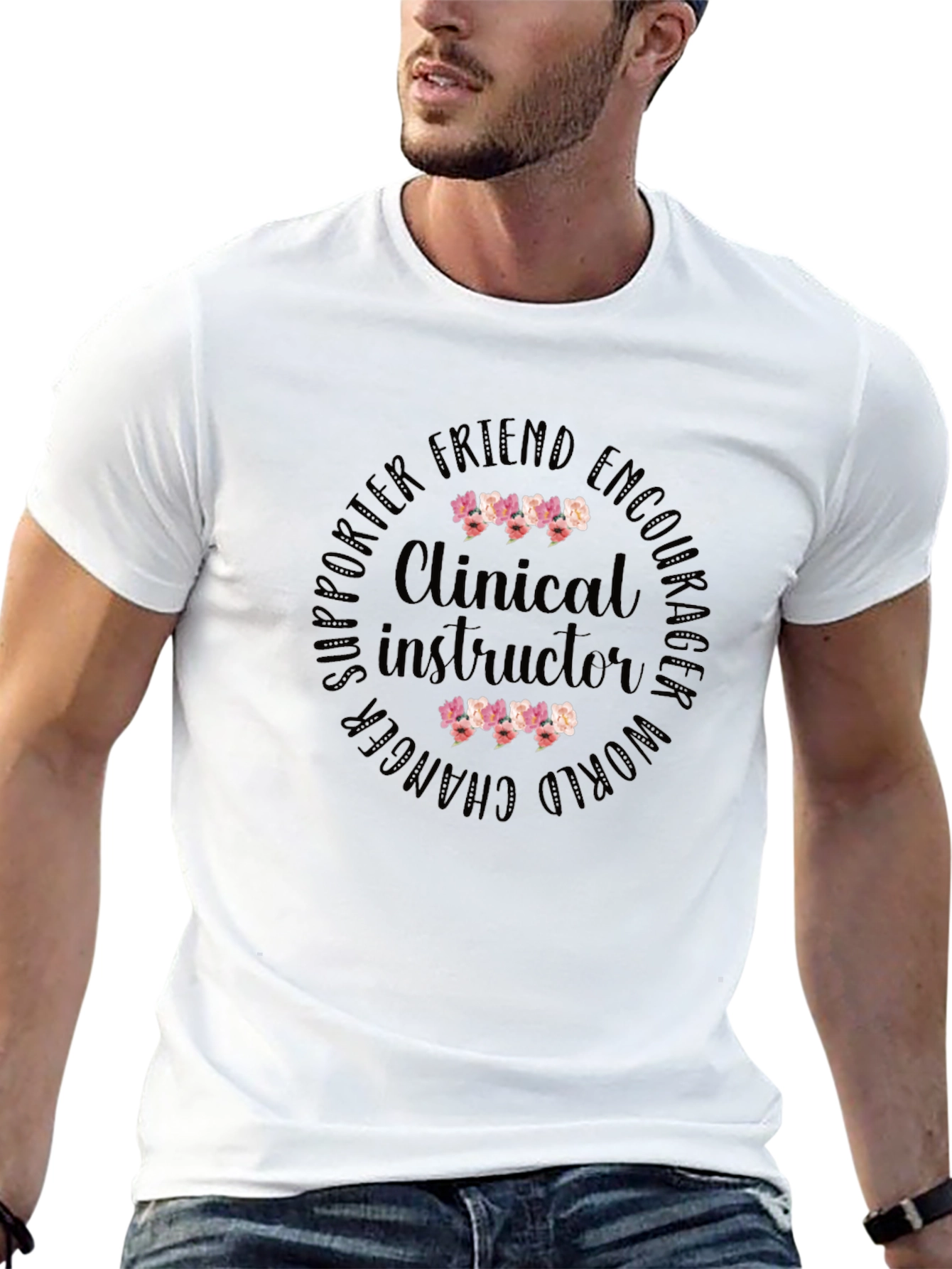 Clinical Instructor Floral T-Shirt