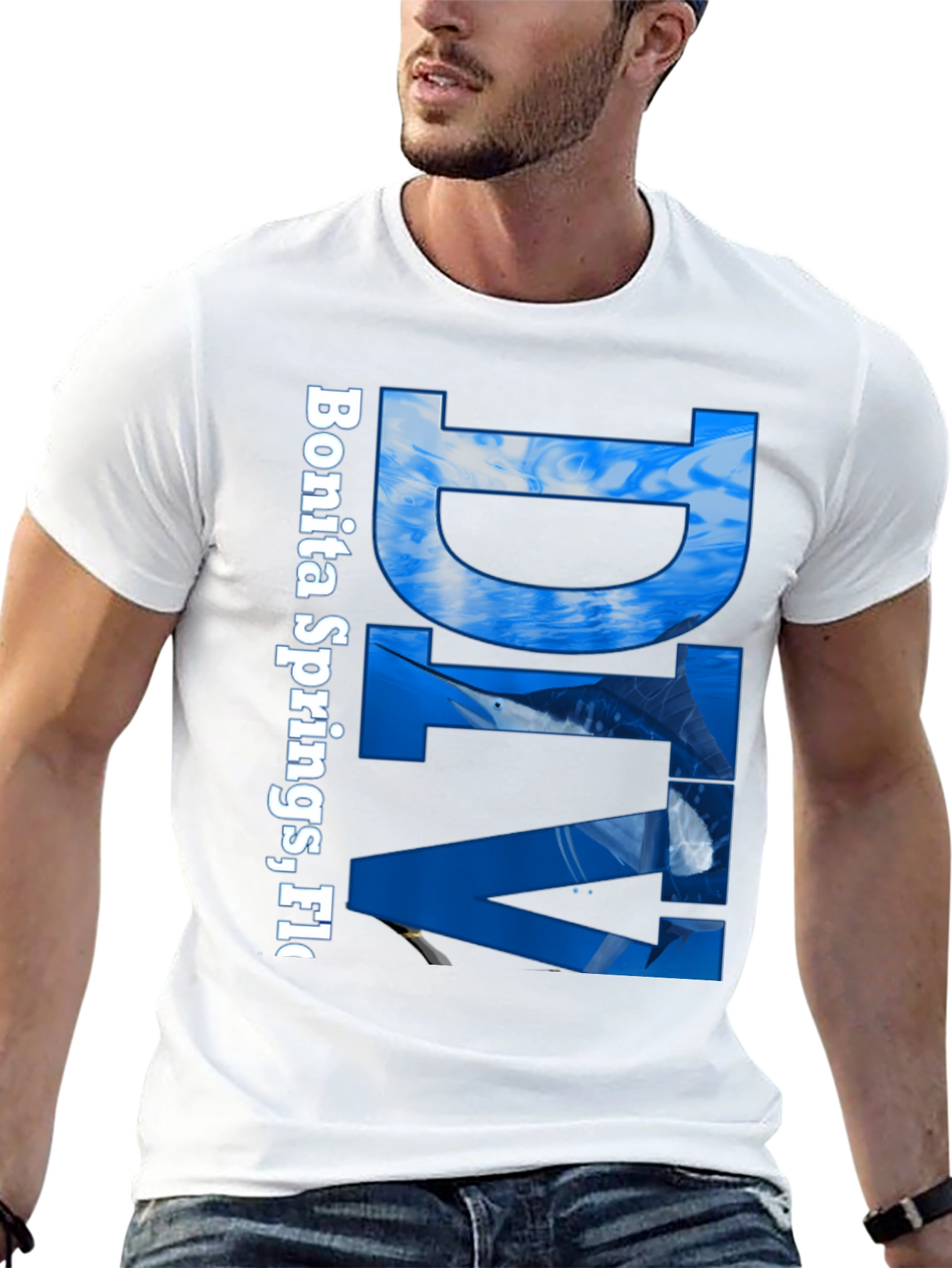 Bonita Springs FL Fishing T-Shirt - Marlin Graphic Tee