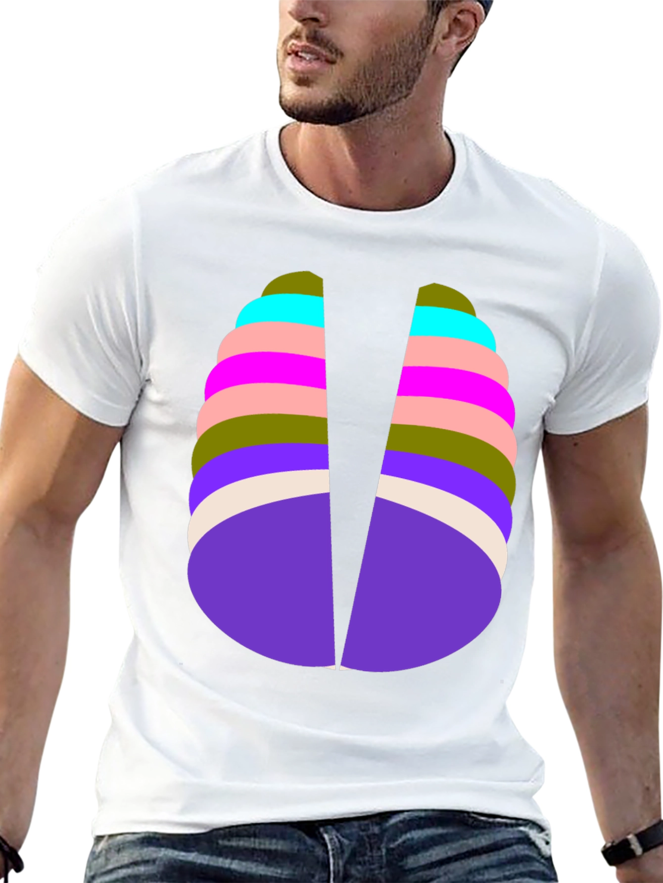 Abstract Colorful T-Shirt