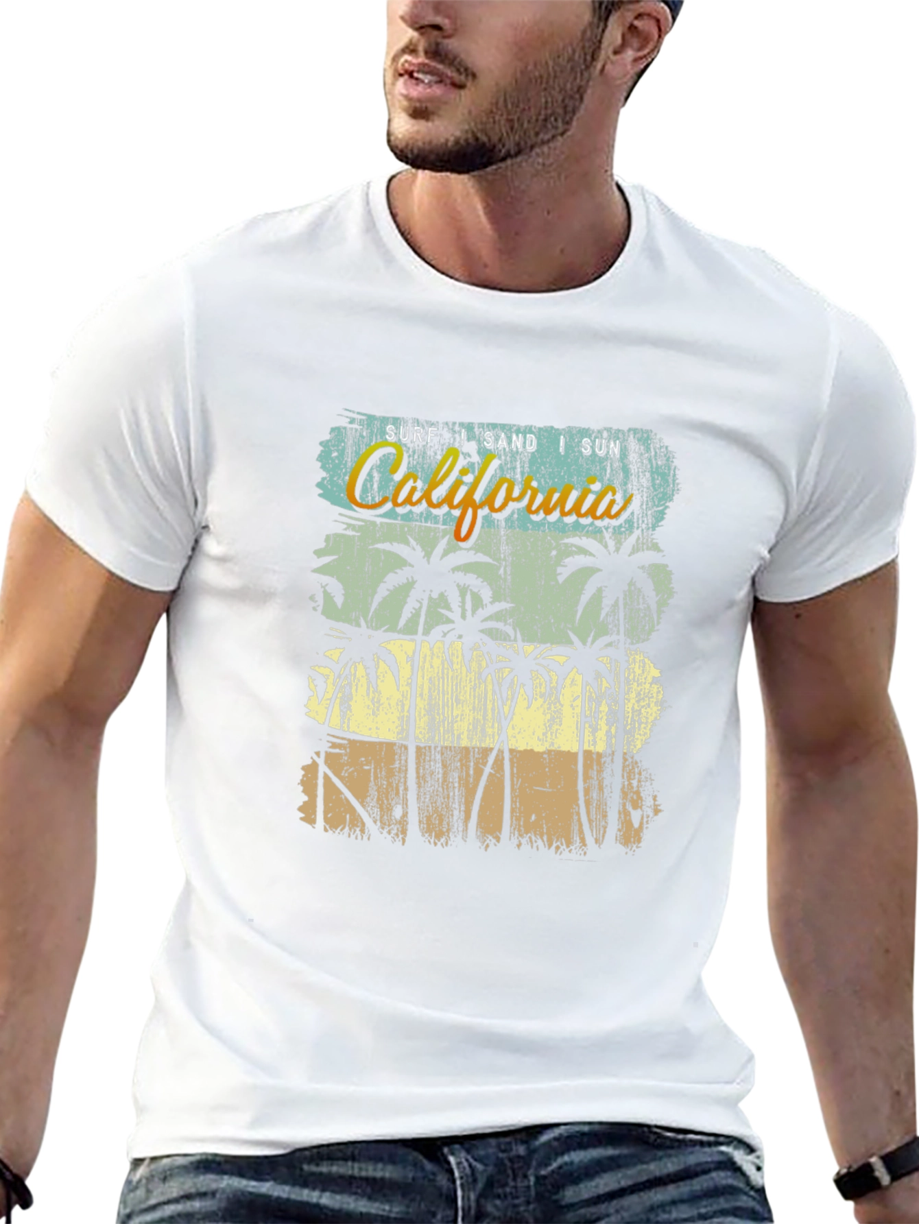 California Surf Sand & Sun T-Shirt