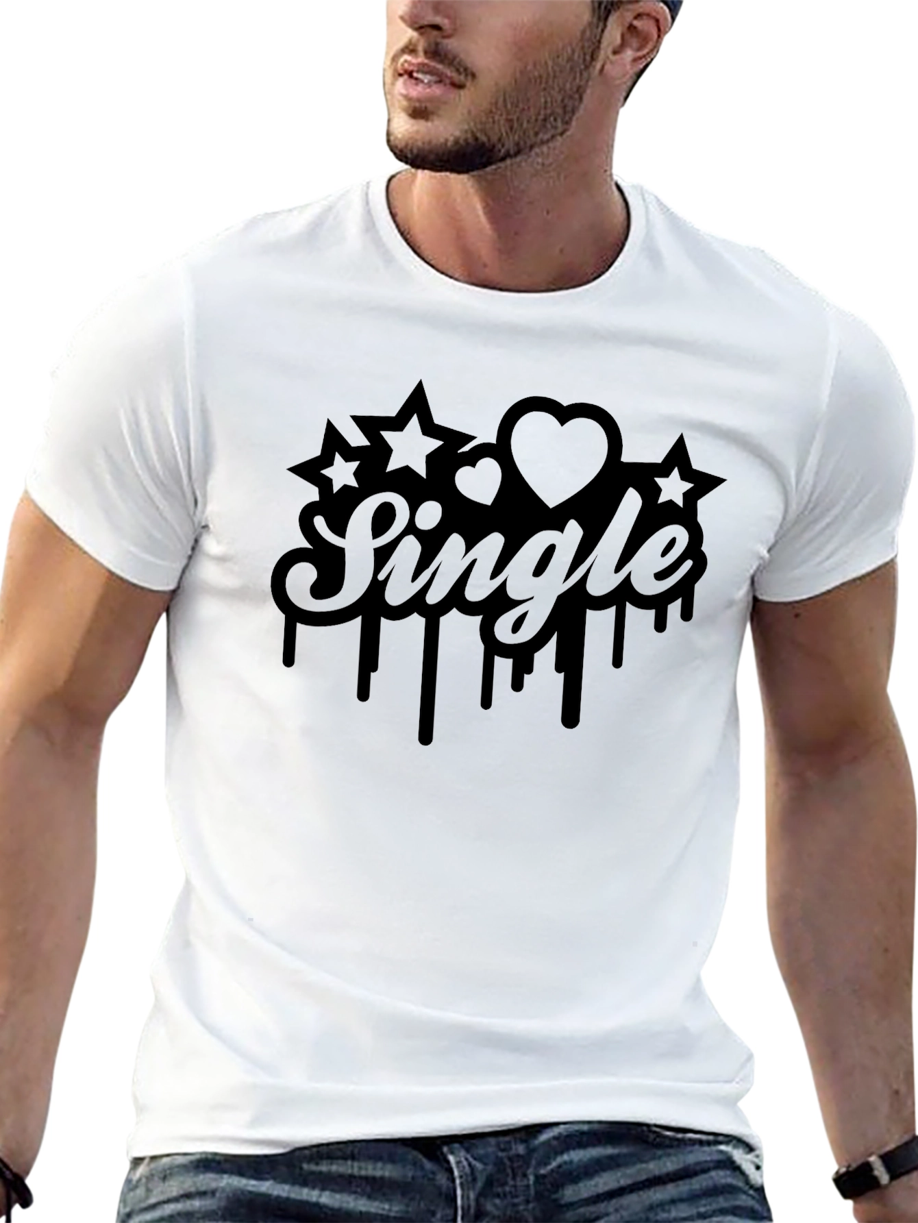 Single Graphic Tee - Black T-Shirt