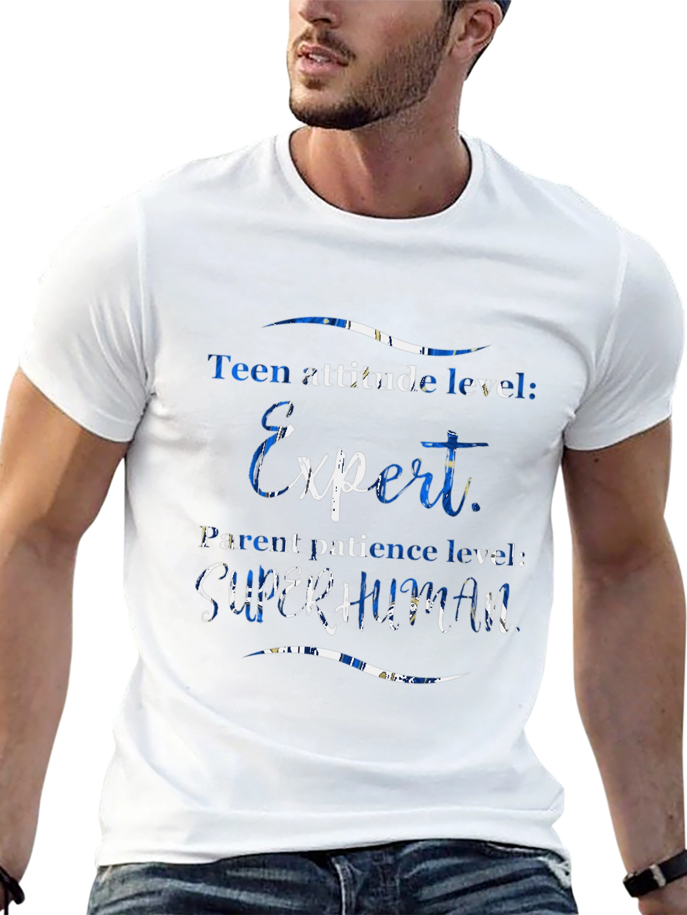 Teen Attitude Expert Superhuman Parent T-Shirt