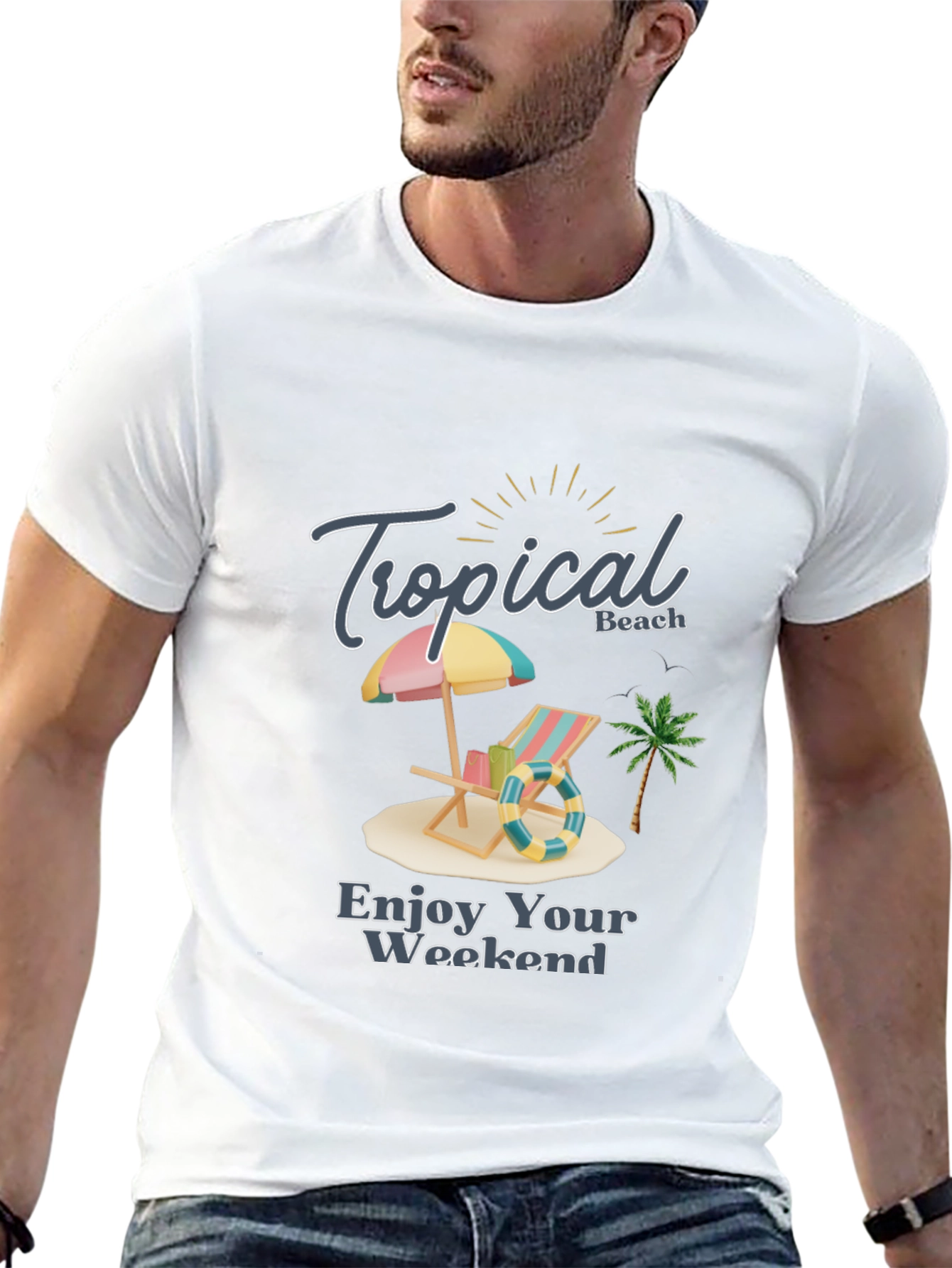 Tropical Beach Weekend T-Shirt - Island Getaway Style