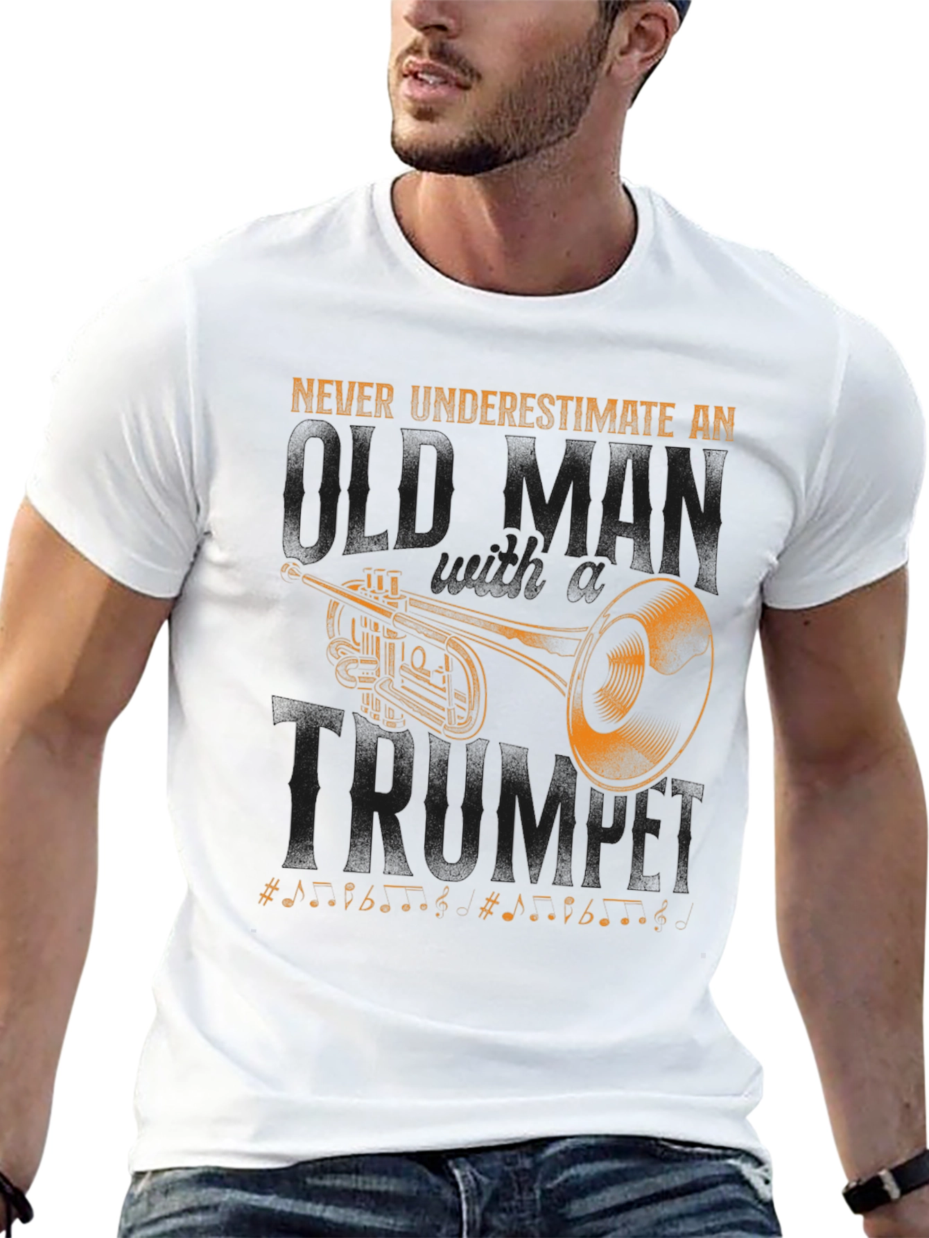 Trumpet Player Graphic Tee