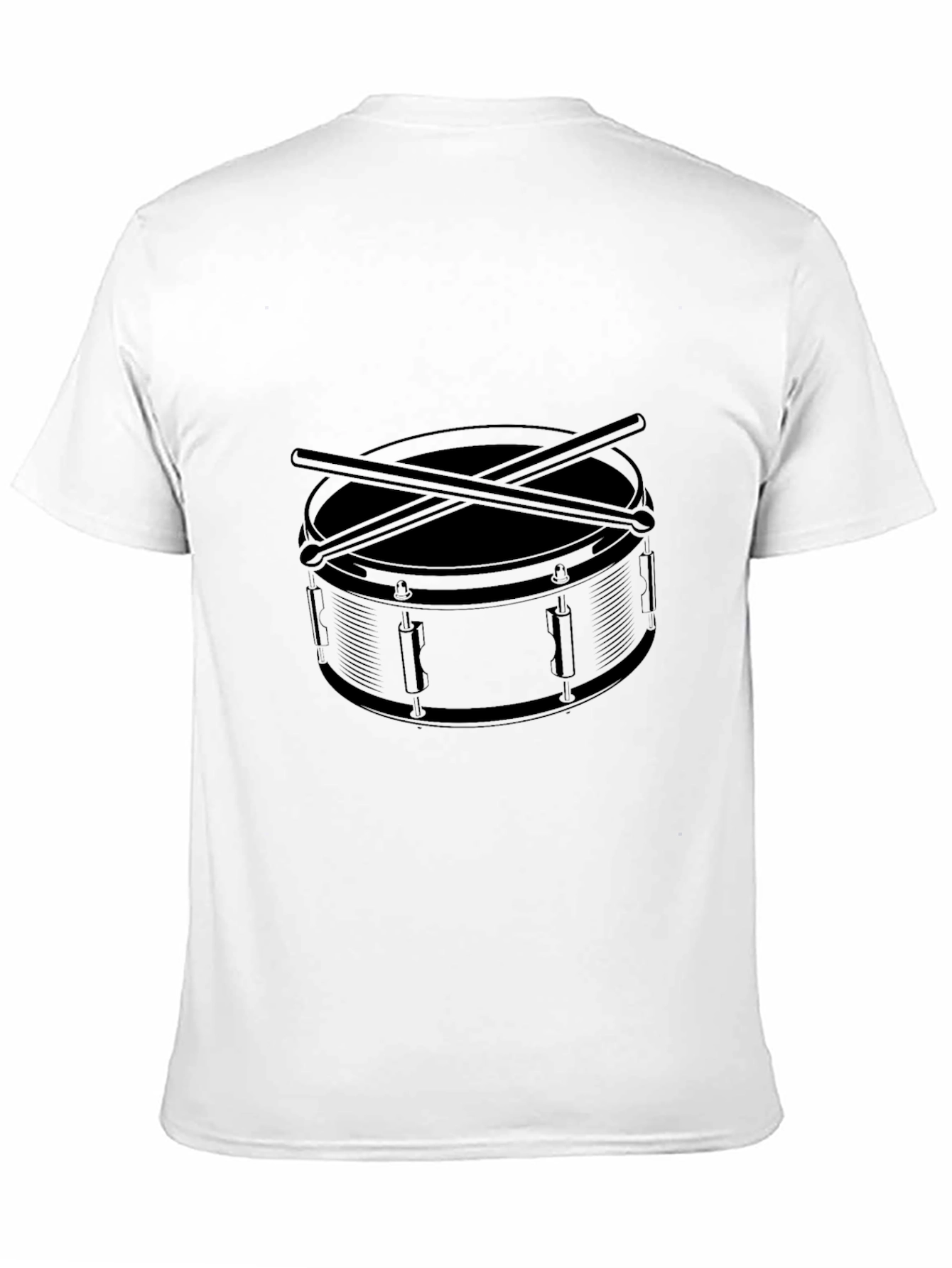 Black Drum Set Graphic Tee