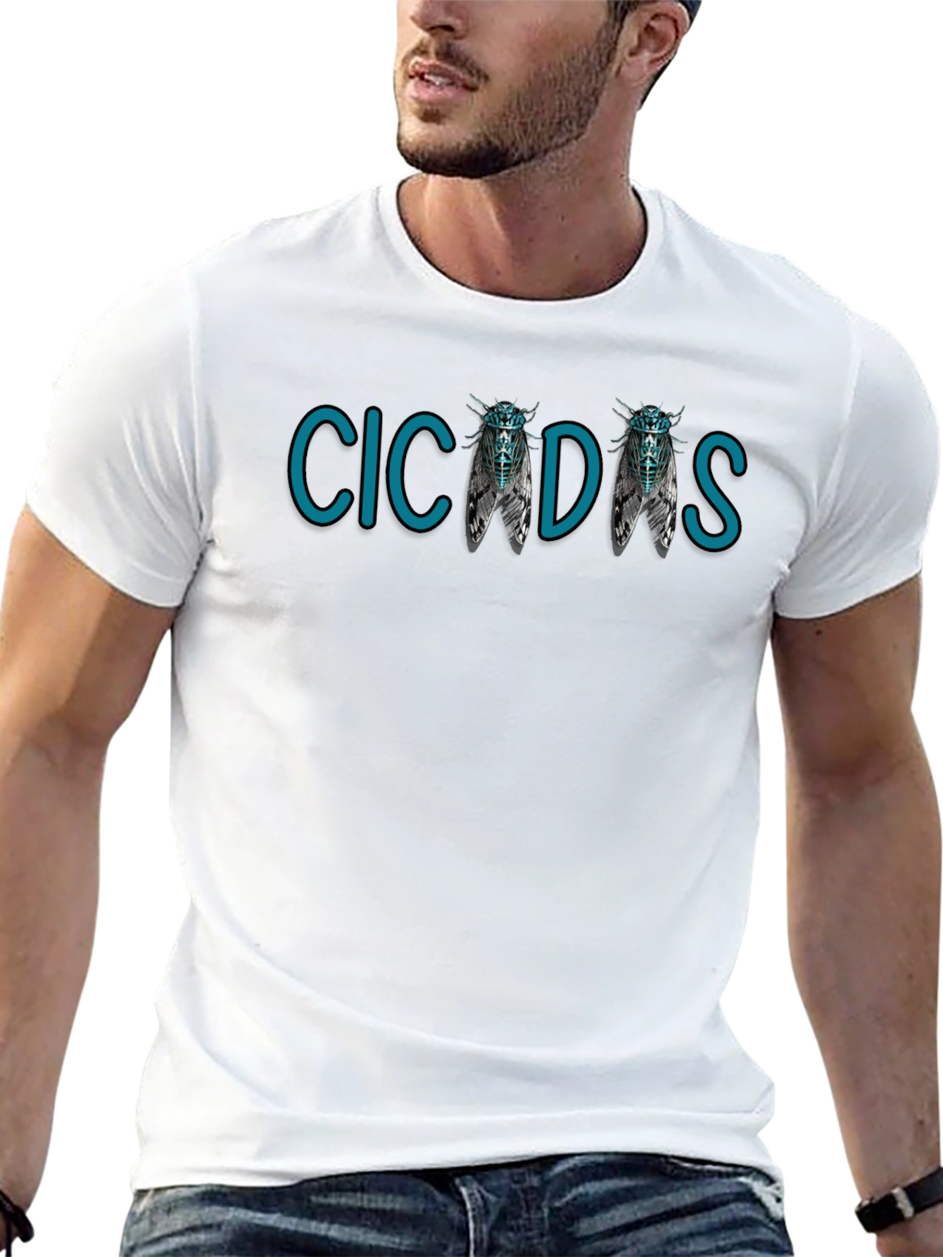 Cicadas Graphic T-Shirt - Black
