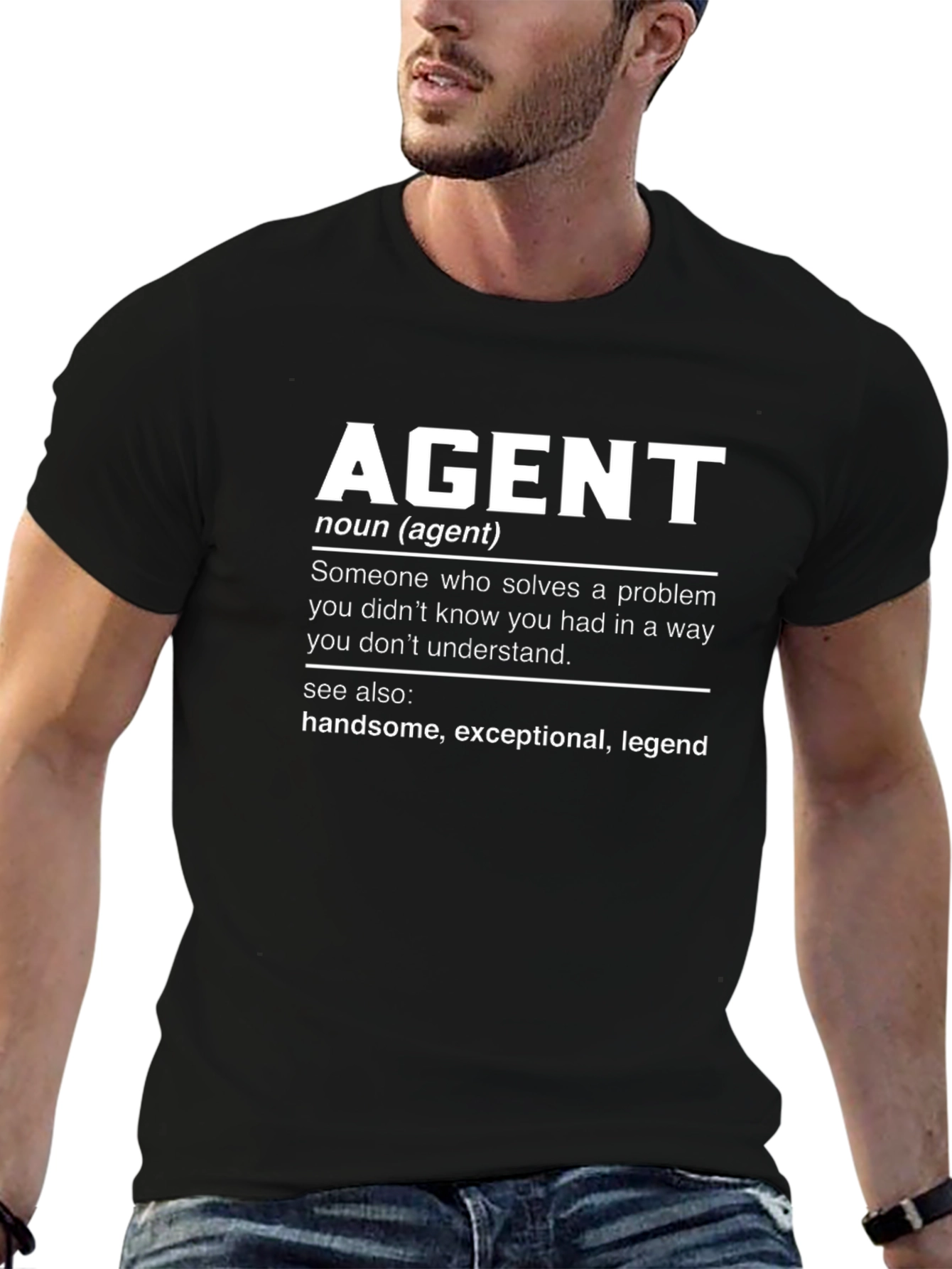 Agent Definition Graphic T-Shirt